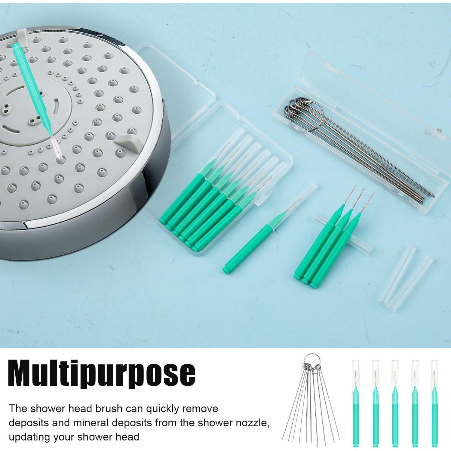10 Limpiadores de Cabezal de Ducha NQEUEPN con Puntas de Aguja