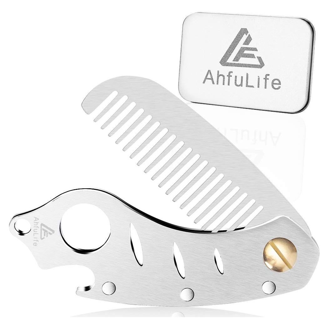 Peine Plegable Multifuncional AhfuLife de Acero Inoxidable