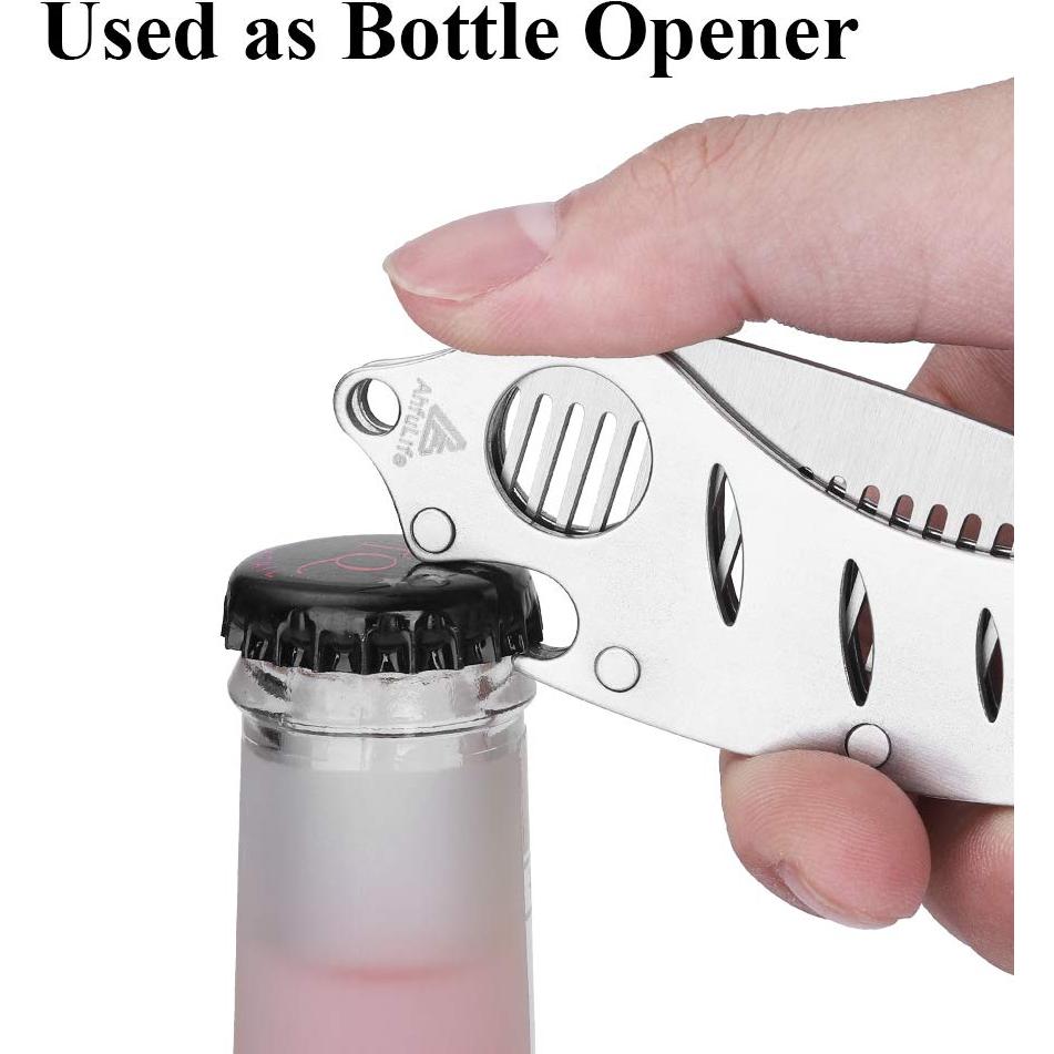 Peine Plegable Multifuncional AhfuLife de Acero Inoxidable