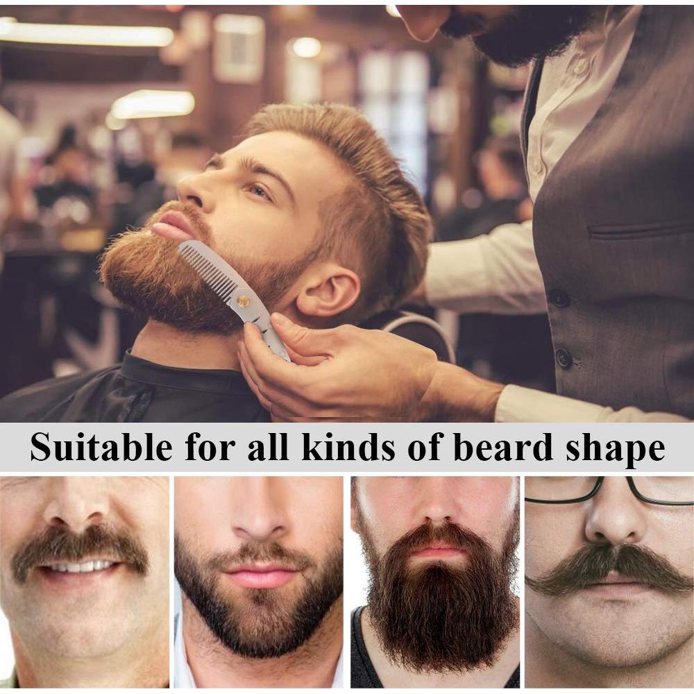 Peine Plegable Multifuncional AhfuLife de Acero Inoxidable