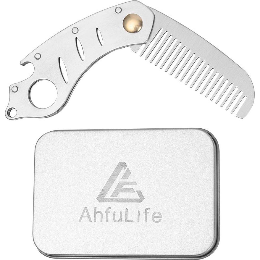 Peine Plegable Multifuncional AhfuLife de Acero Inoxidable