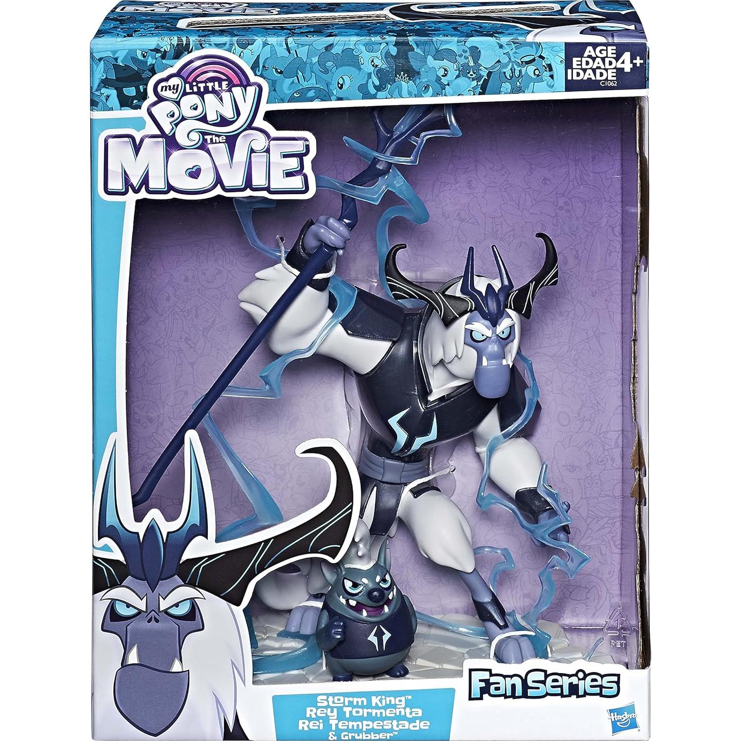 Figura Rey Tormenta y Grubber Mi Pequeño Pony Hasbro