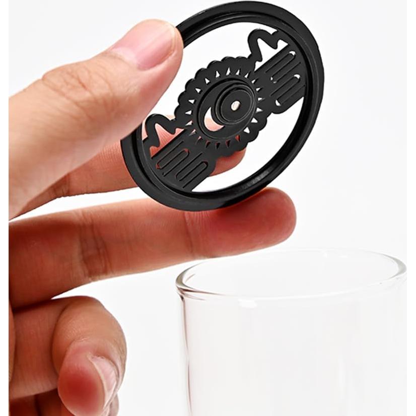 Soporte de Incienso de Vidrio EdenEcho Negro 15.24x5.08cm