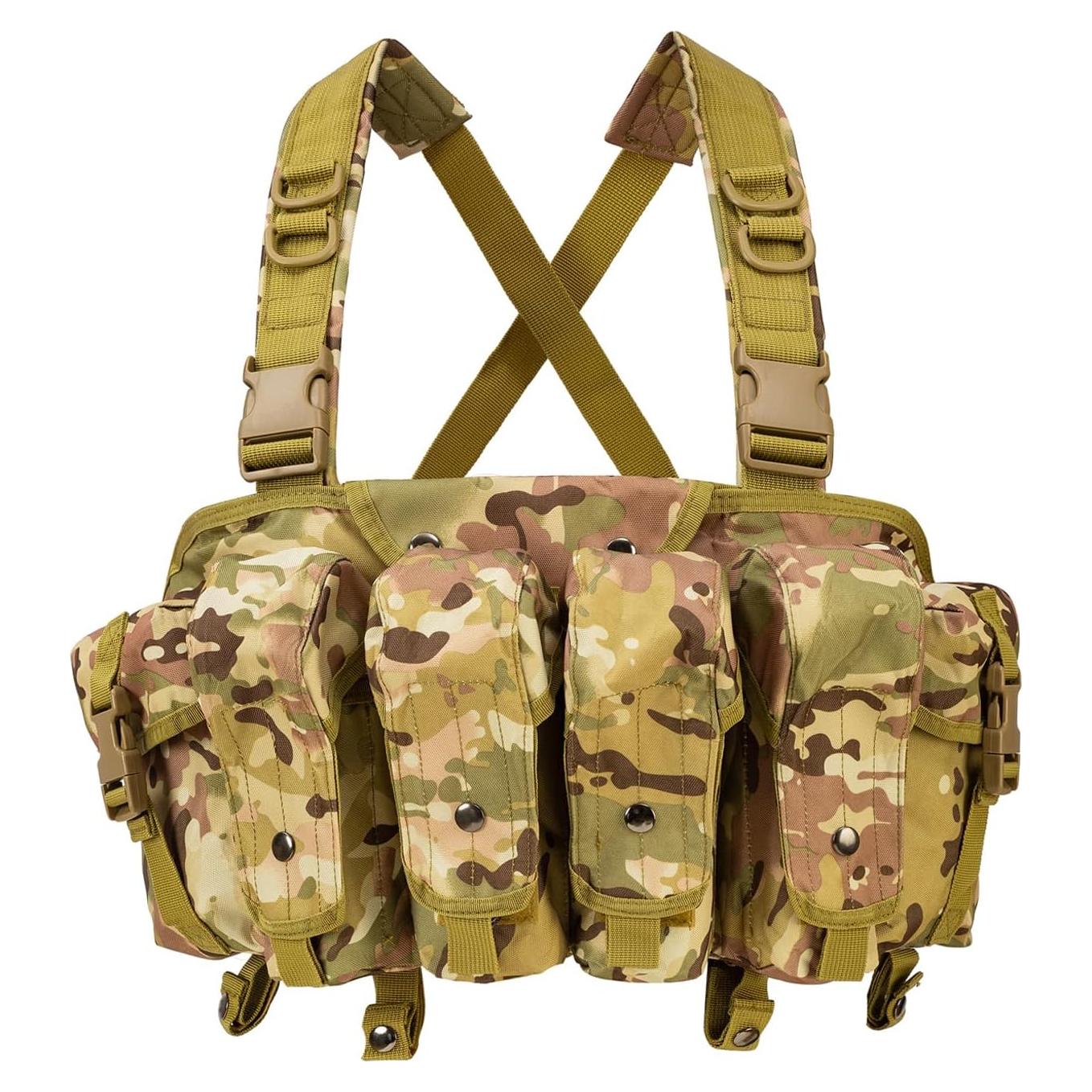 Arnés Táctico Ajustable HRTACPAG para Airsoft y Caza