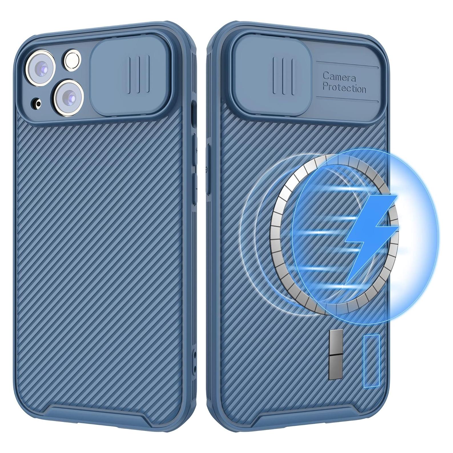 Funda Hitaoyou Magsafe para iPhone 14 6.1" Azul - Protección Cámara