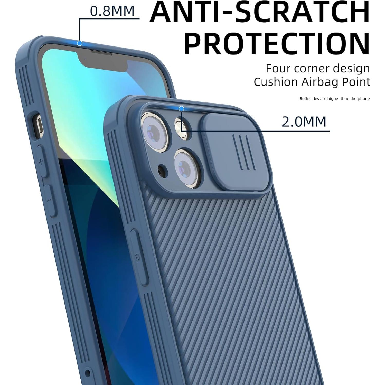 Funda Hitaoyou Magsafe para iPhone 14 6.1" Azul - Protección Cámara