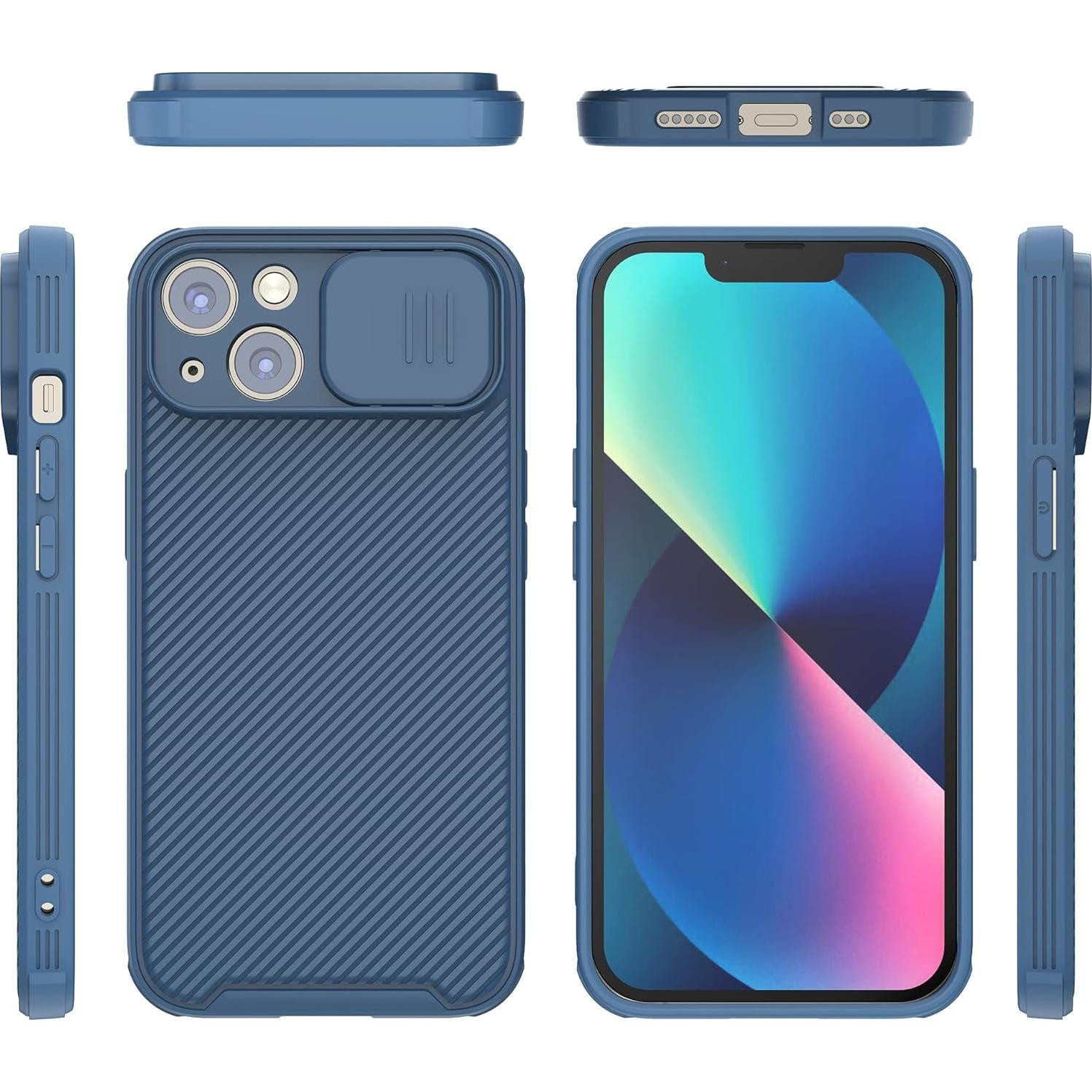 Funda Hitaoyou Magsafe para iPhone 14 6.1" Azul - Protección Cámara