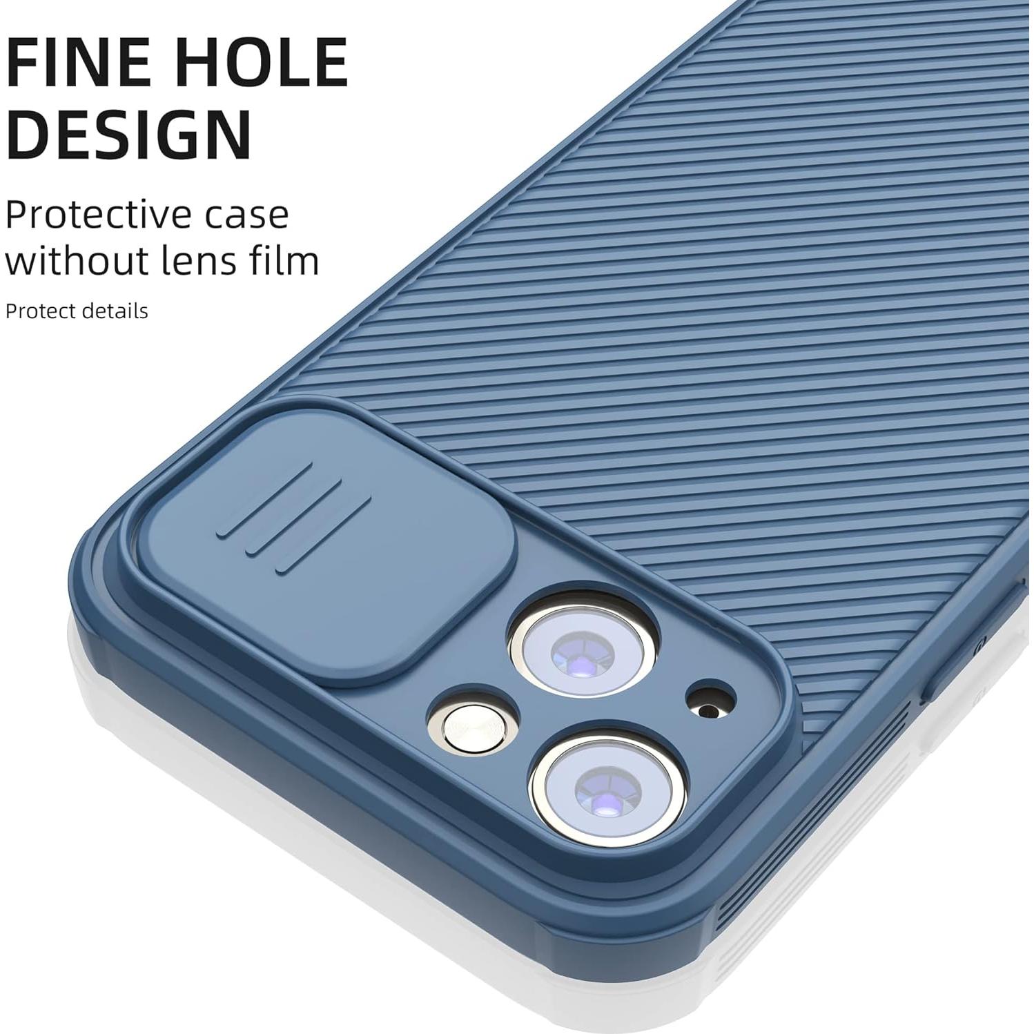 Funda Hitaoyou Magsafe para iPhone 14 6.1" Azul - Protección Cámara
