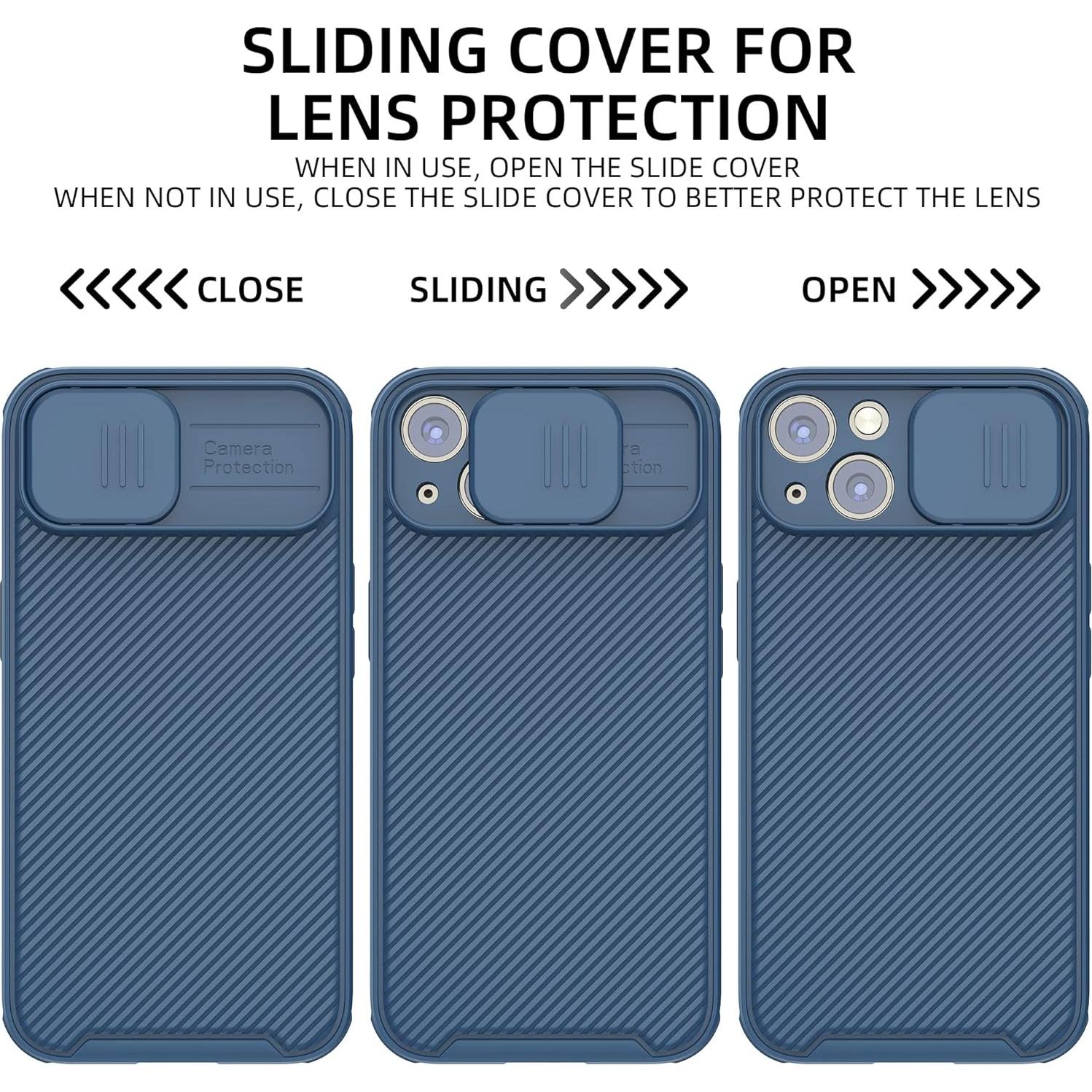 Funda Hitaoyou Magsafe para iPhone 14 6.1" Azul - Protección Cámara