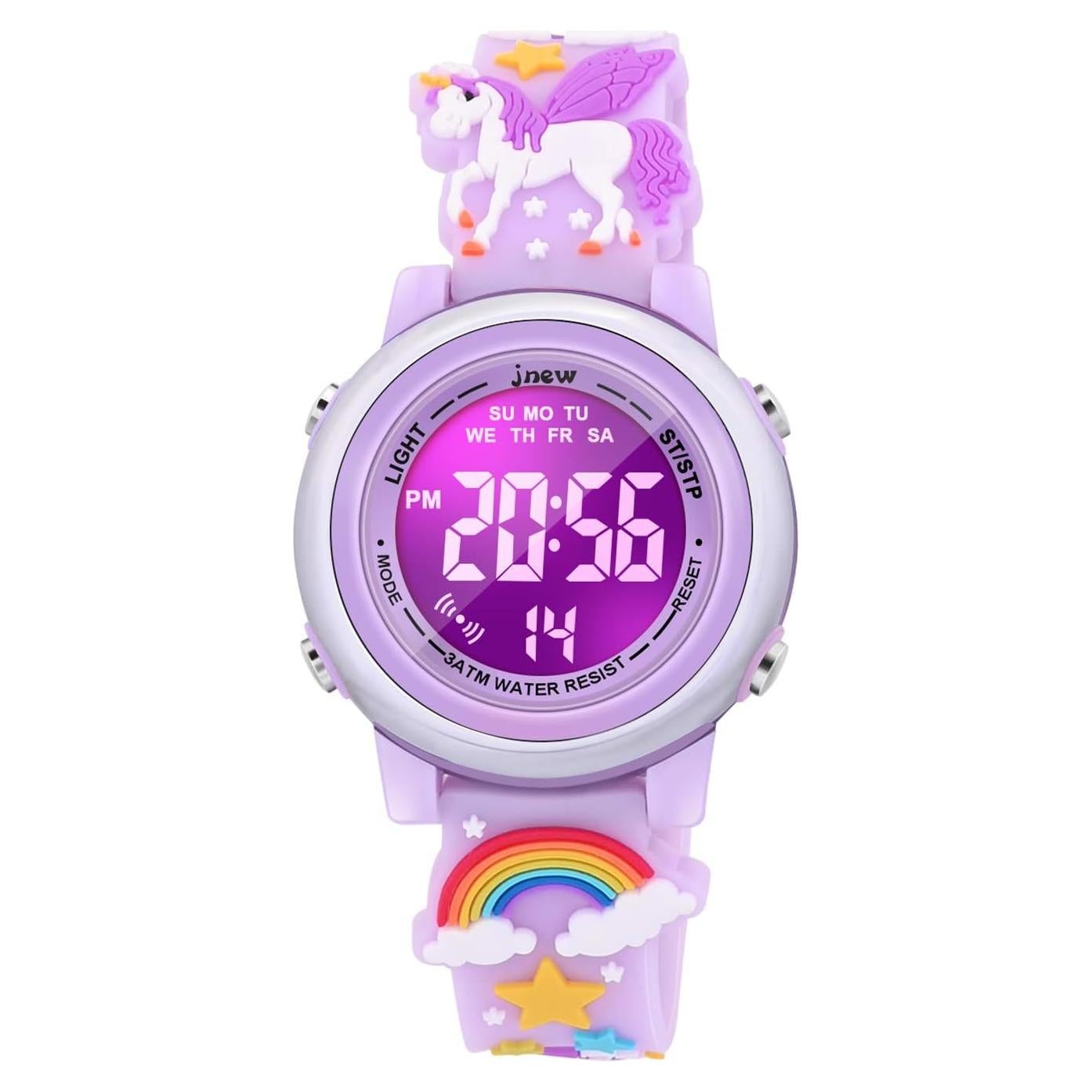 Reloj de Unicornio VAPCUFF 3D para Niñas - Resistente al Agua