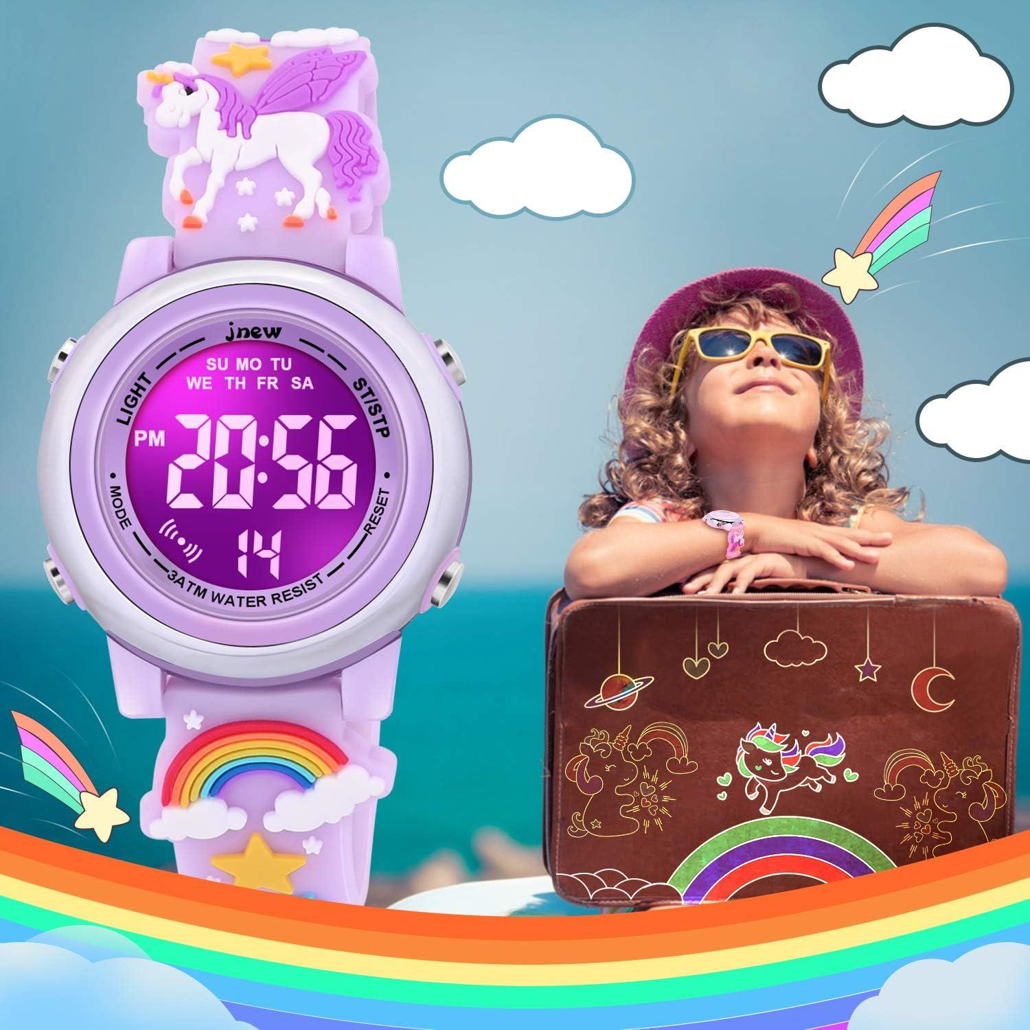 Reloj de Unicornio VAPCUFF 3D para Niñas - Resistente al Agua