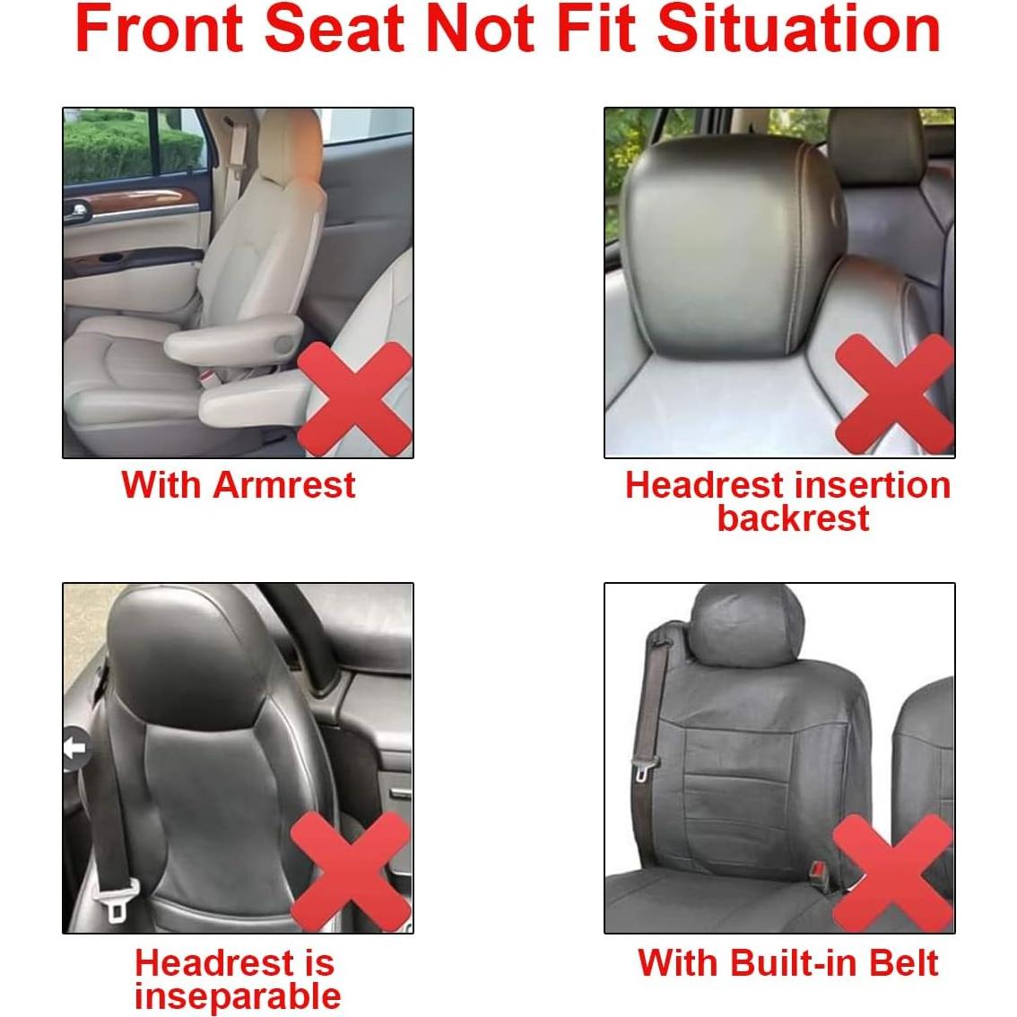 Cubiertas de Asiento de Coche Blilo Juego Completo Beige