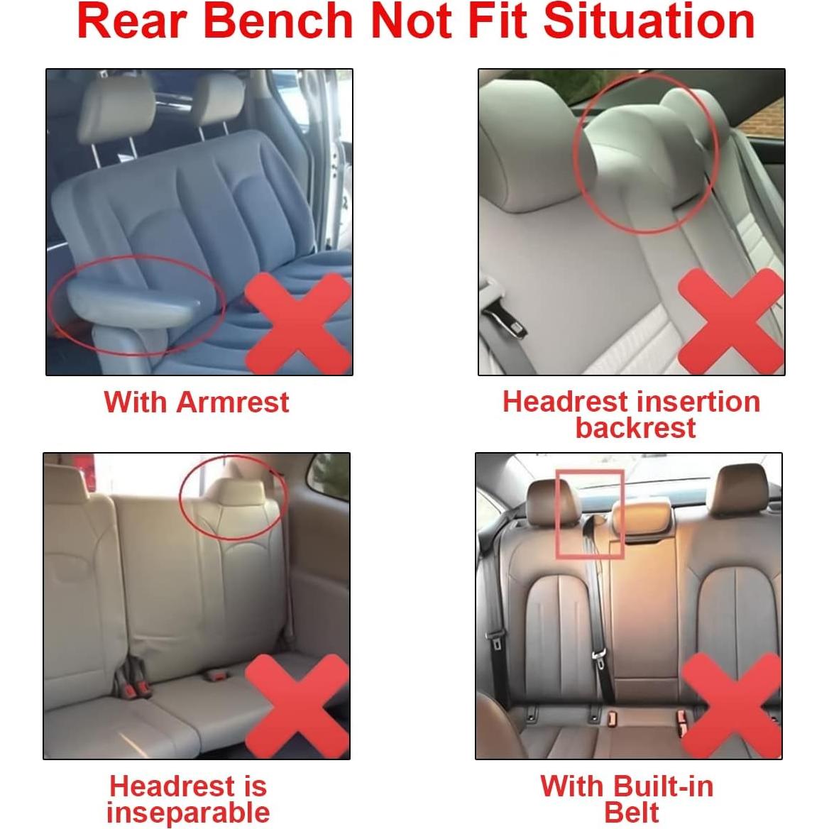 Cubiertas de Asiento de Coche Blilo Juego Completo Beige