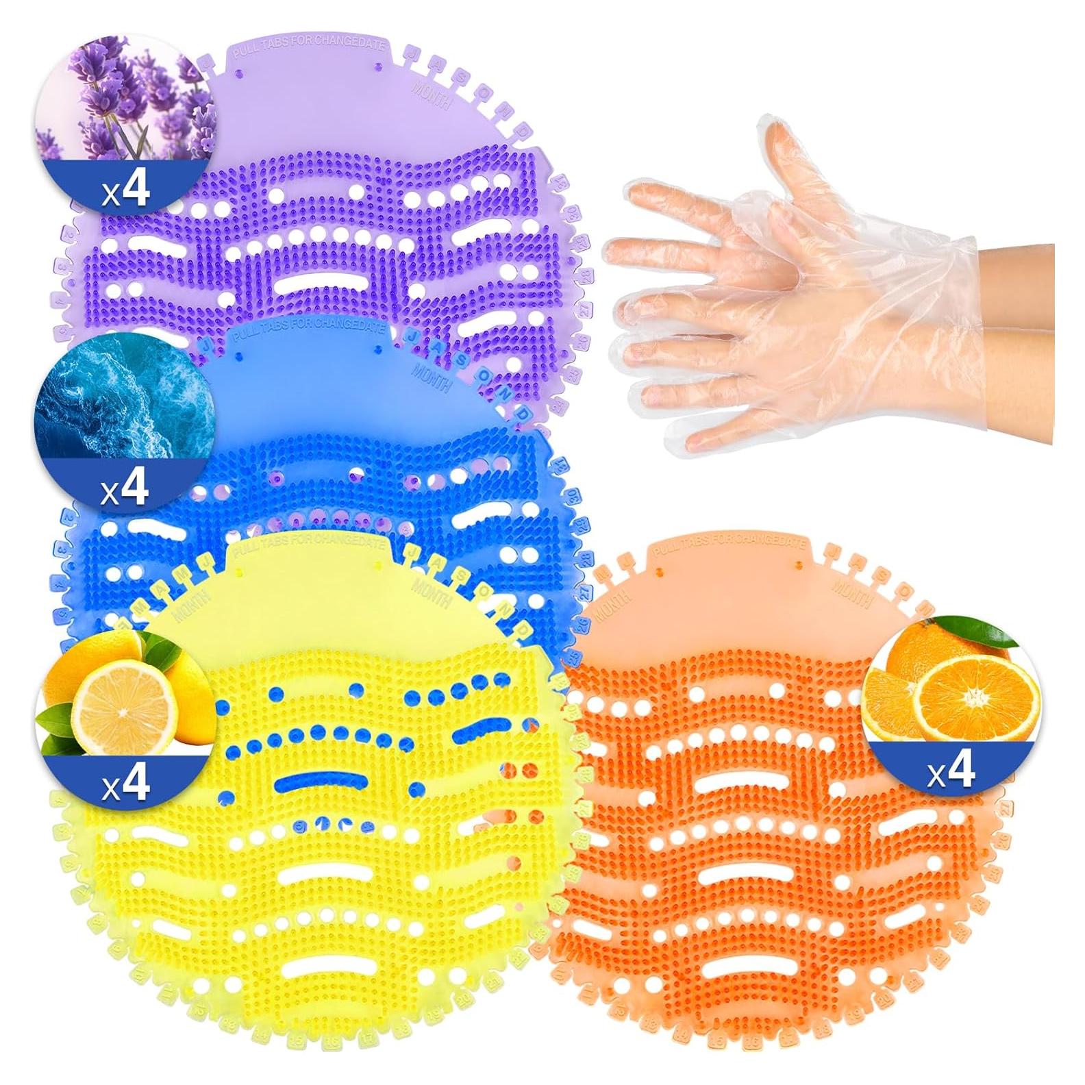 16 Pack Desodorante de Orinal Tenkaiwick con Guantes Desechables