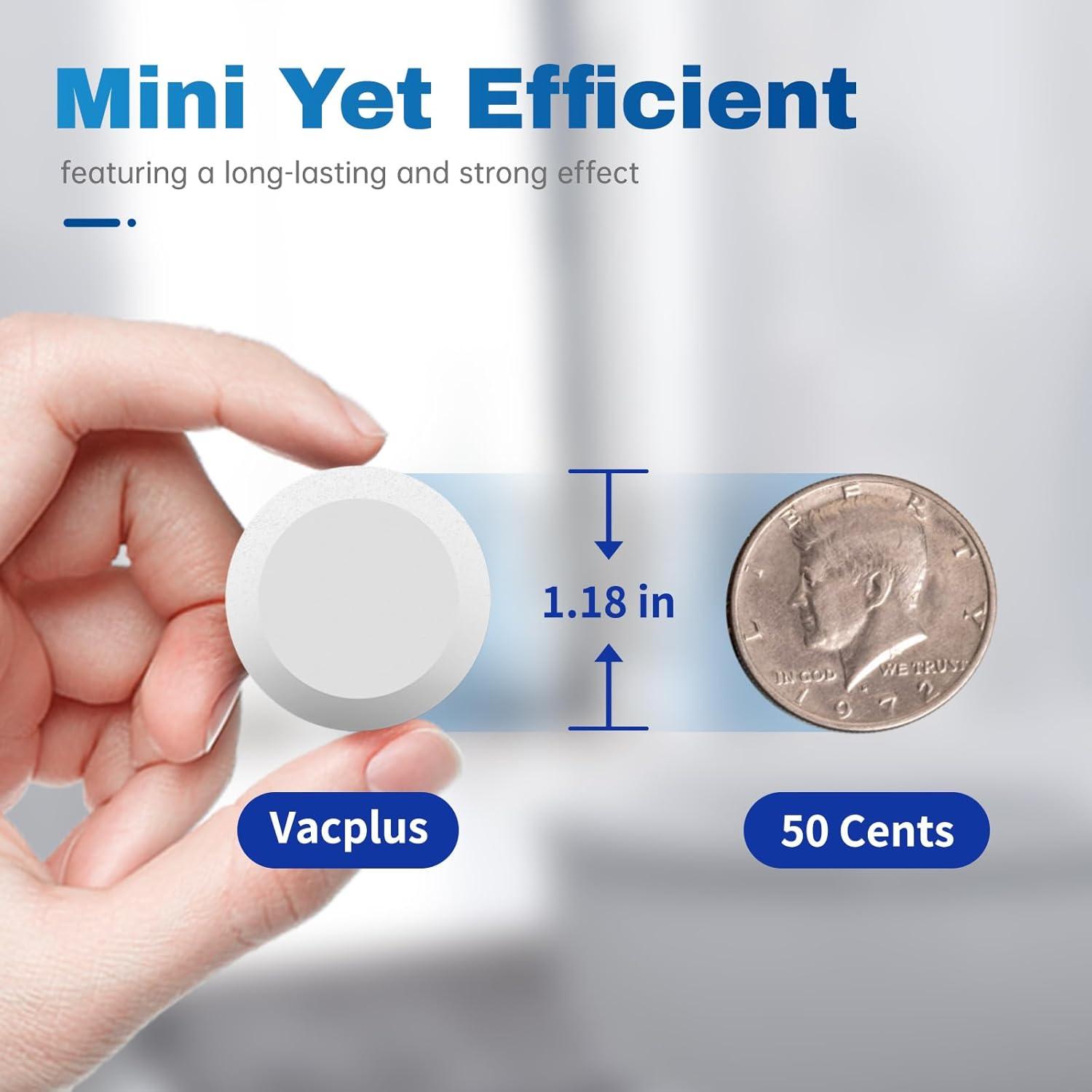 Tabletas Limpiadoras de Inodoro Vacplus 30 Unidades con Blanqueador