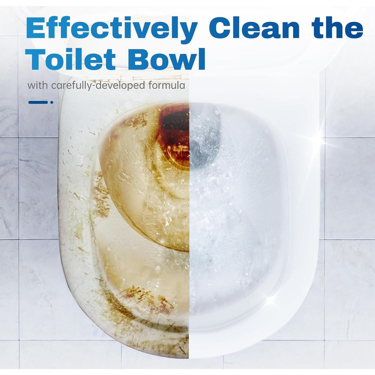 Tabletas Limpiadoras de Inodoro Vacplus 30 Unidades con Blanqueador