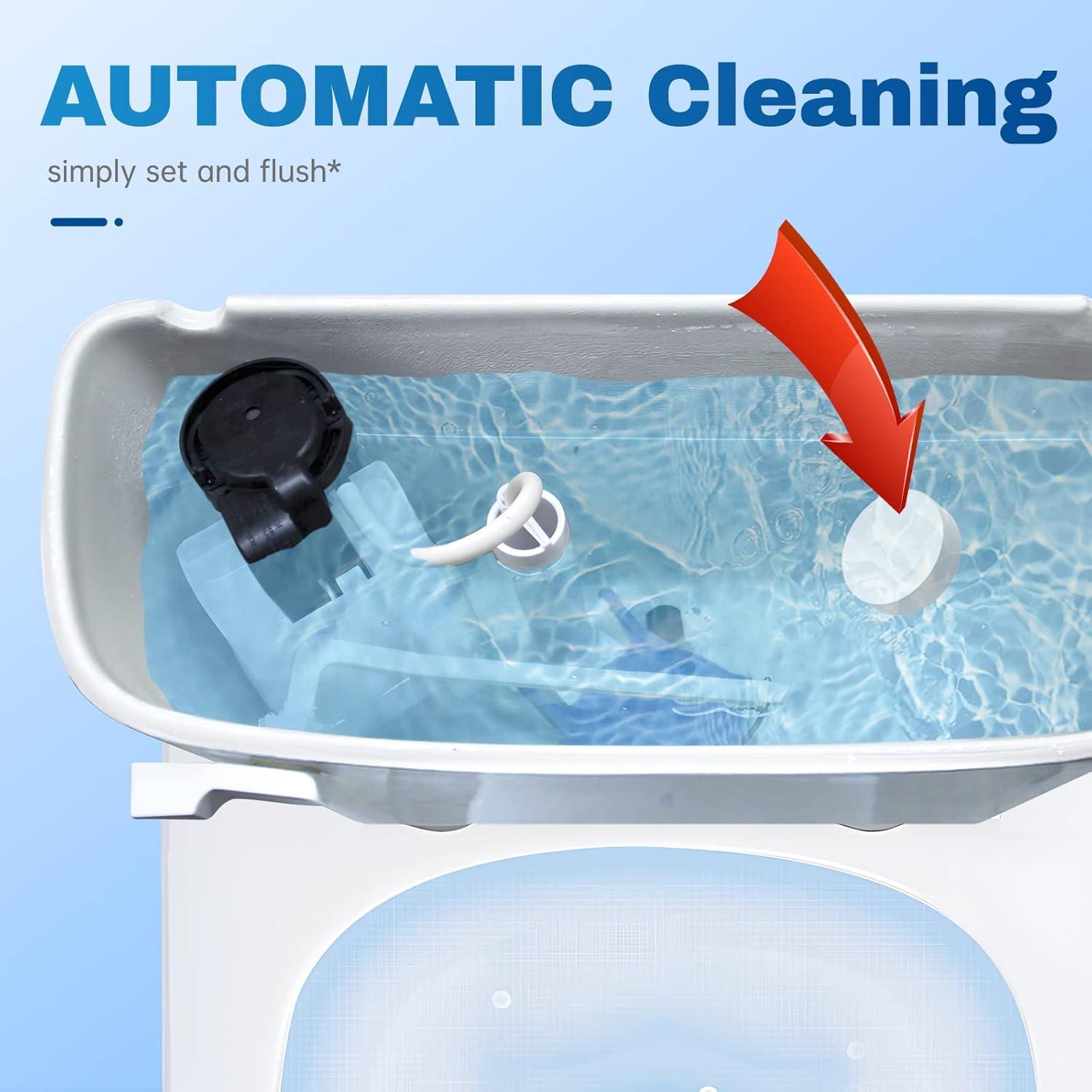 Tabletas Limpiadoras de Inodoro Vacplus 30 Unidades con Blanqueador