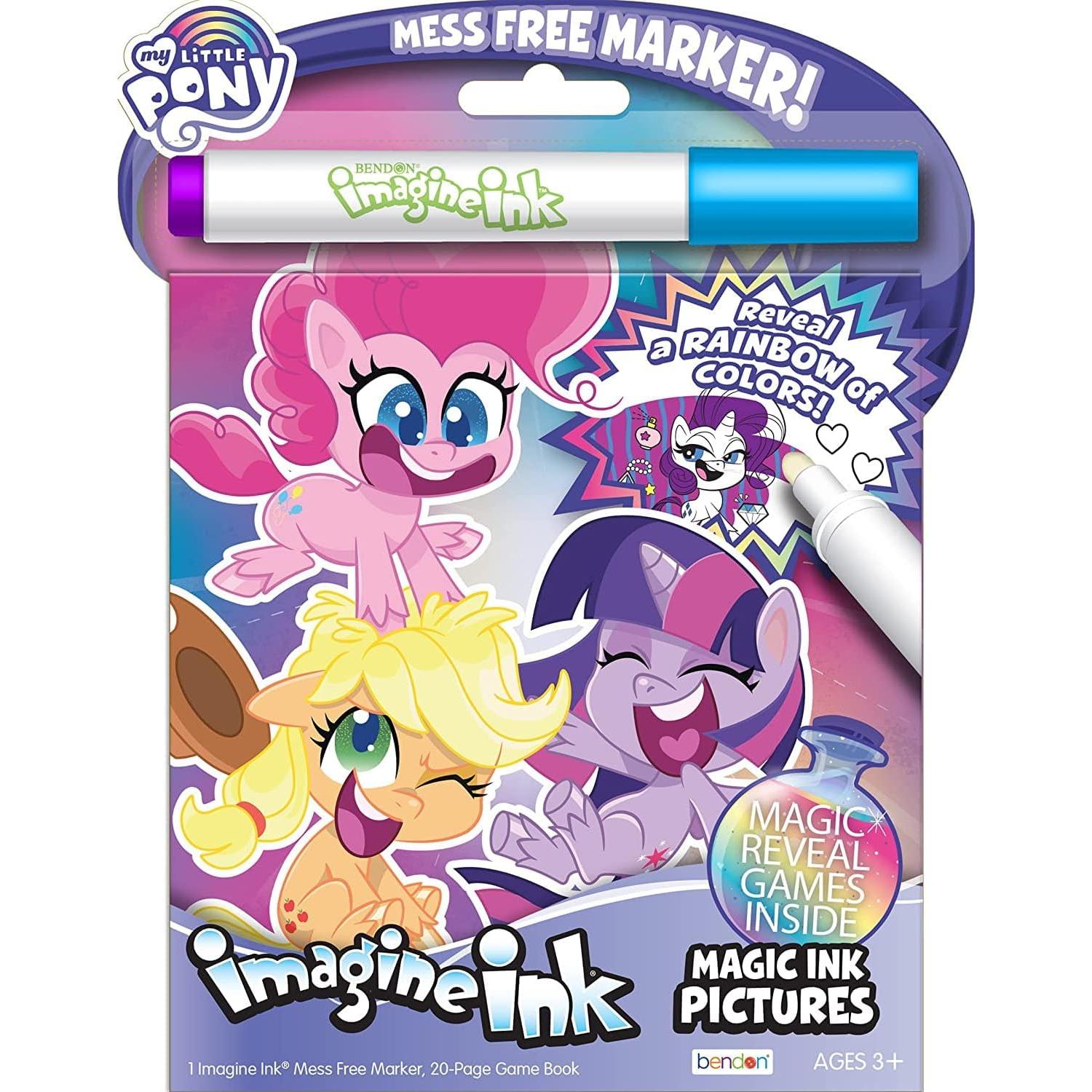 Set de Colorear Mi Pequeño Pony 3 Libros + Stickers