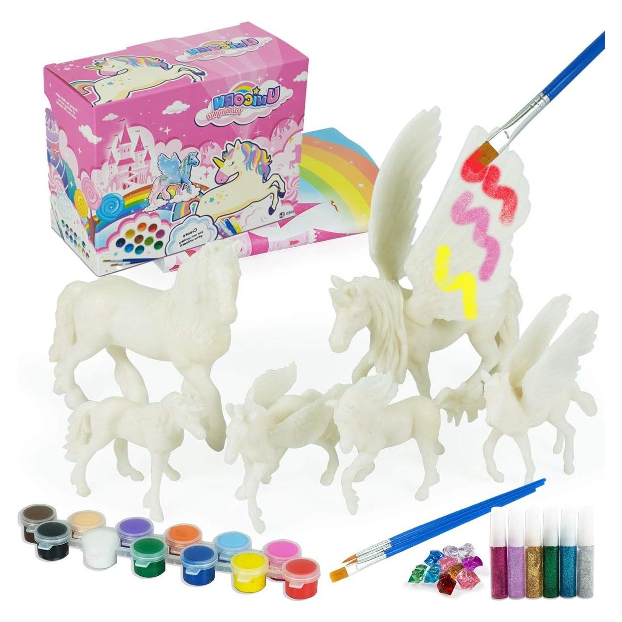 Kit de Pintura Unicornio Whatstem 6 Piezas para Niños