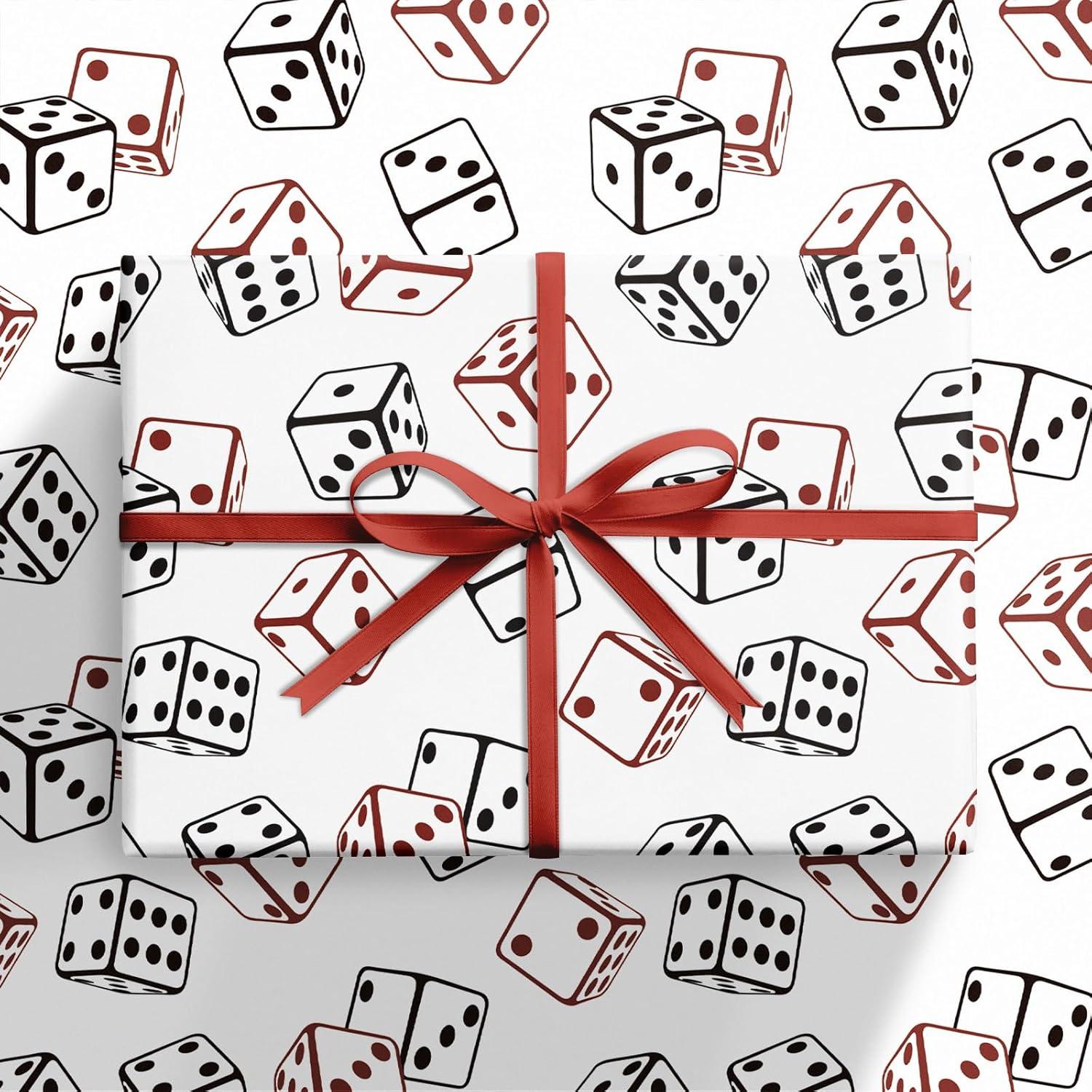 Papel de Regalo RUSPEPA Juego de Dados 43.2 cm x 5 m