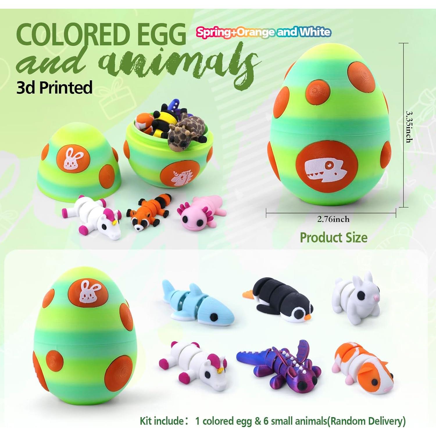 Conjunto de Figuras de Animales 3D HyBaiS - Unicornio y Conejo