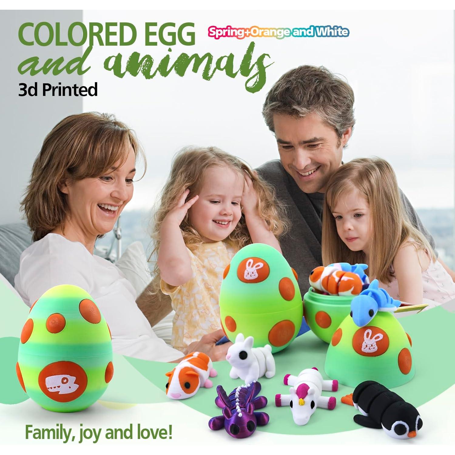 Conjunto de Figuras de Animales 3D HyBaiS - Unicornio y Conejo