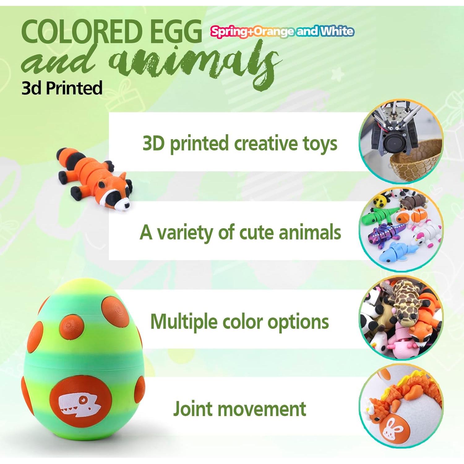 Conjunto de Figuras de Animales 3D HyBaiS - Unicornio y Conejo