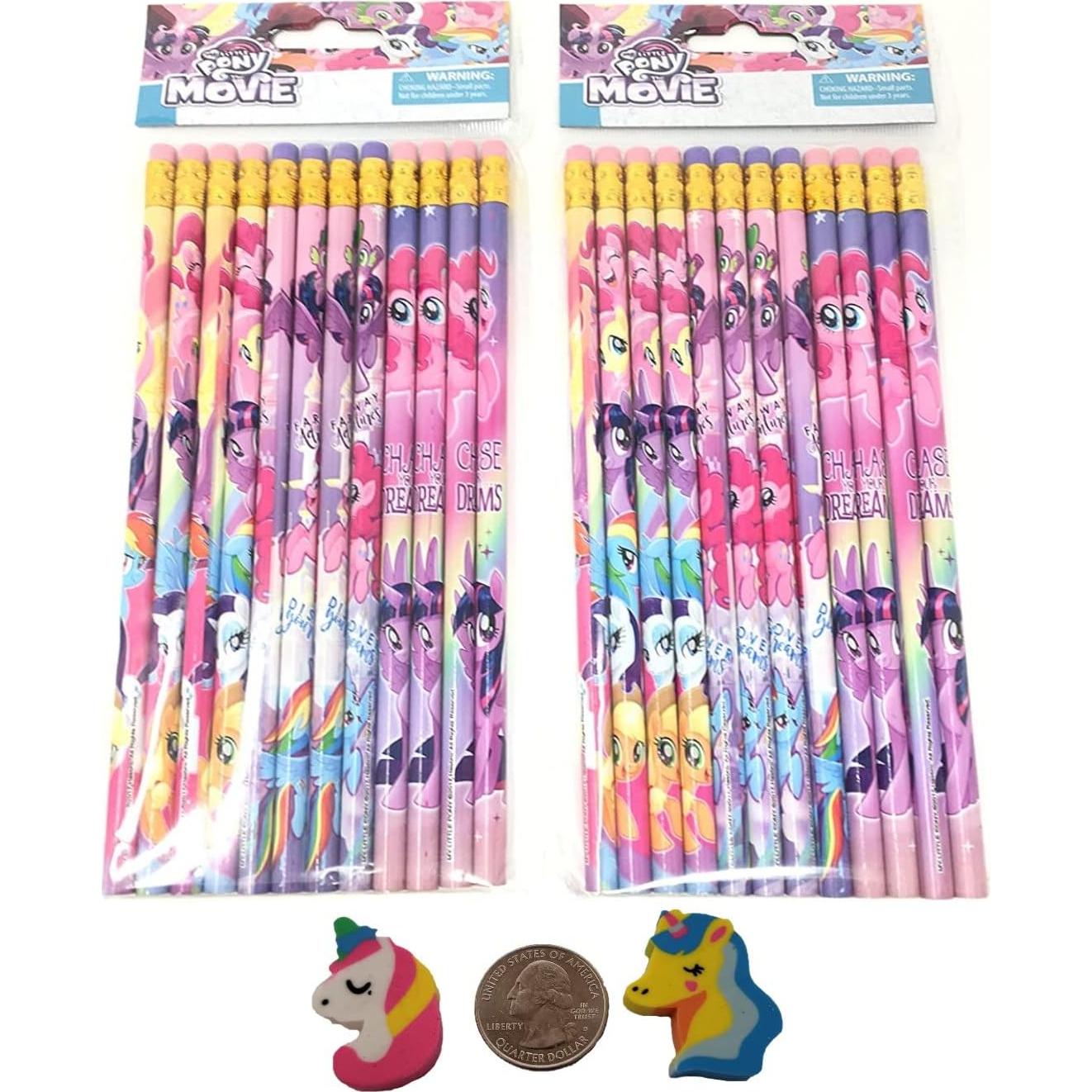 Set de 24 Lápices de Madera Mis Pequeños Ponis para Fiesta