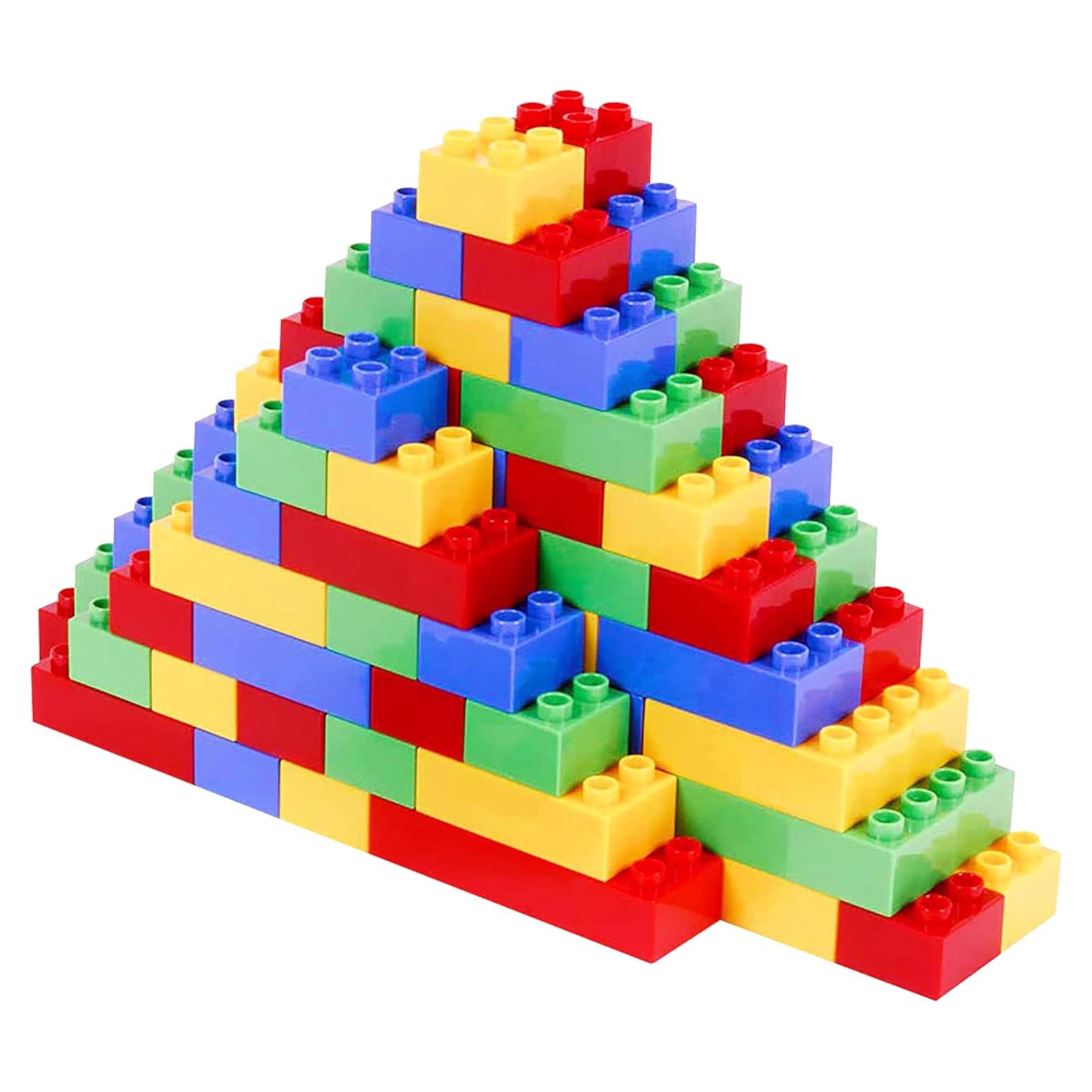 Bloques de Construcción Neez 100 Piezas Grandes Multicolor