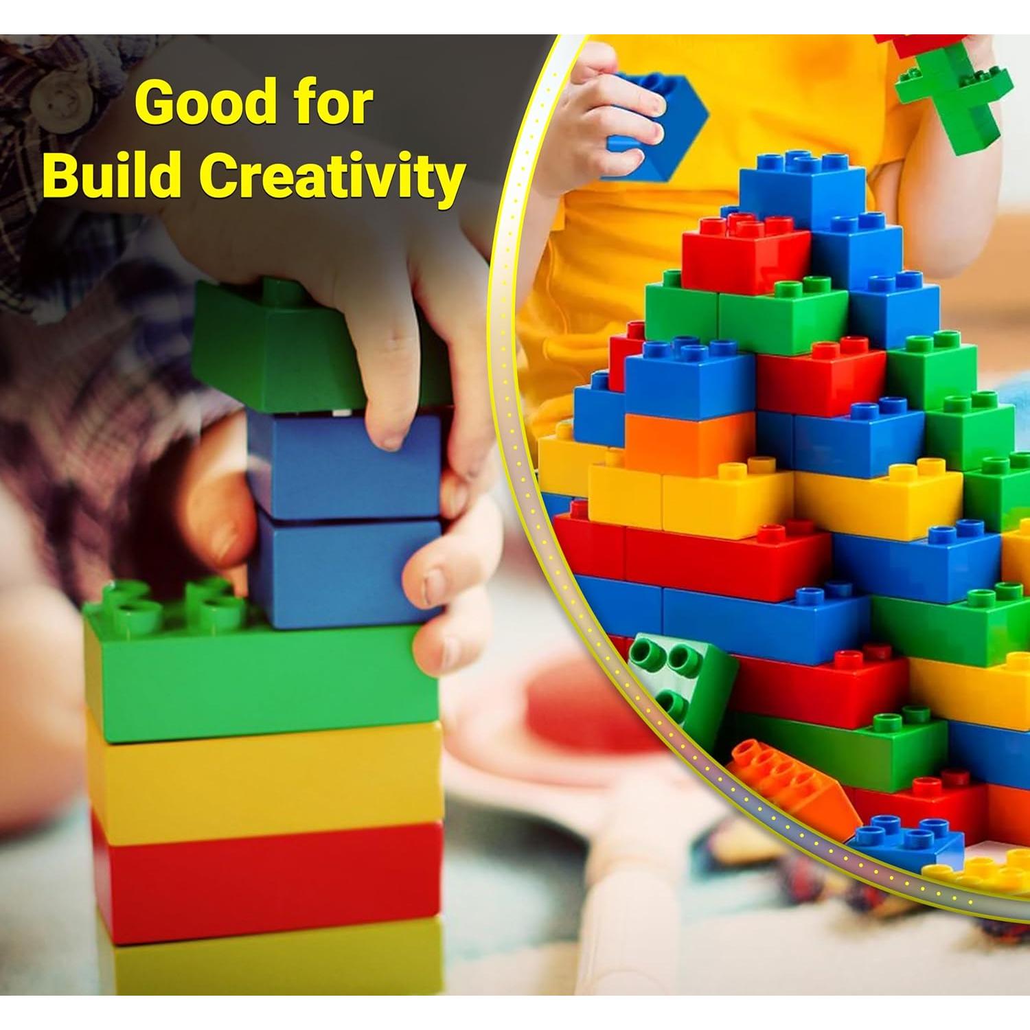 Bloques de Construcción Neez 100 Piezas Grandes Multicolor