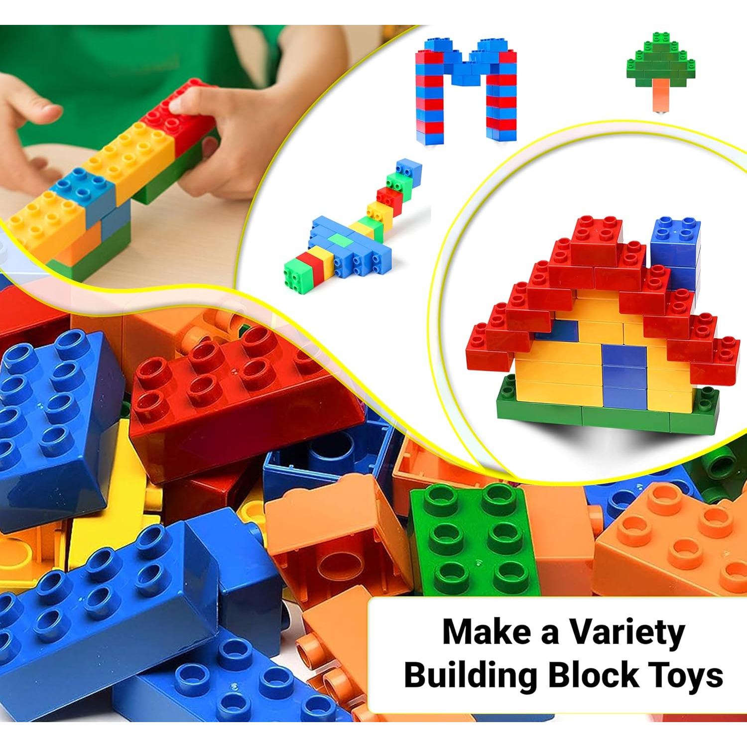 Bloques de Construcción Neez 100 Piezas Grandes Multicolor