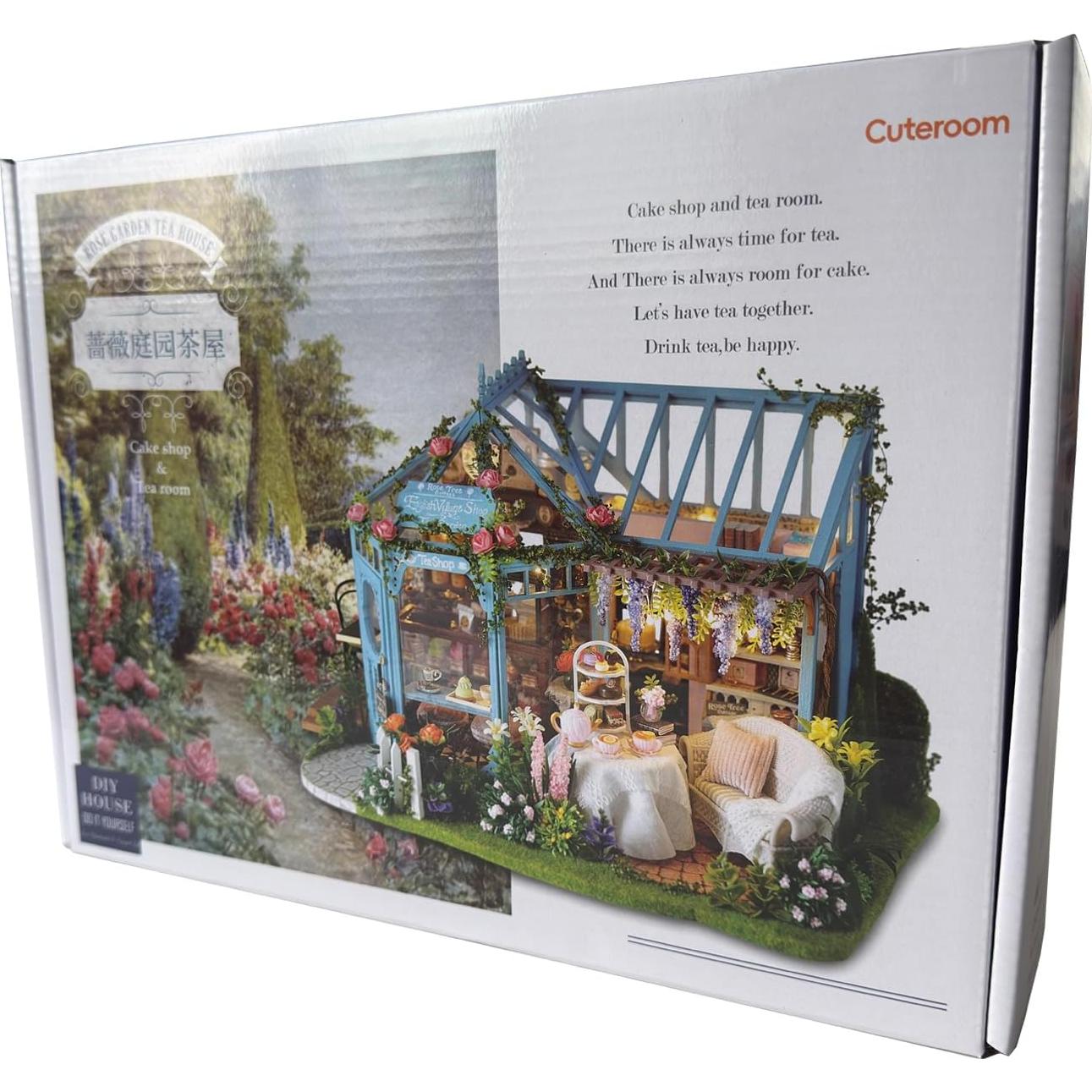 Casa de Muñecas Miniatura CUTEROOM 3D con Muebles y Luces LED