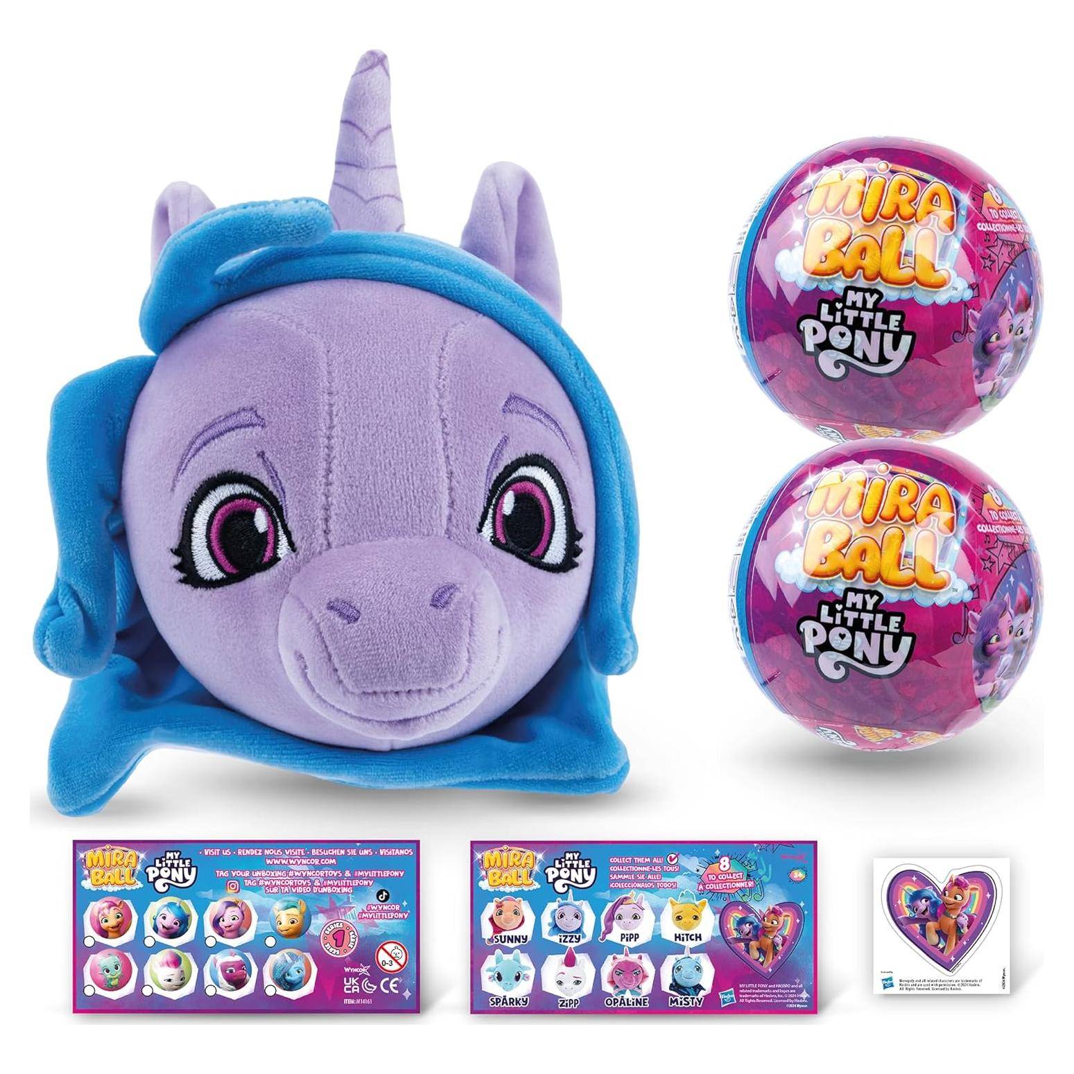 Mi Pequeño Pony Peluche Expandible 10 cm con Sorpresas