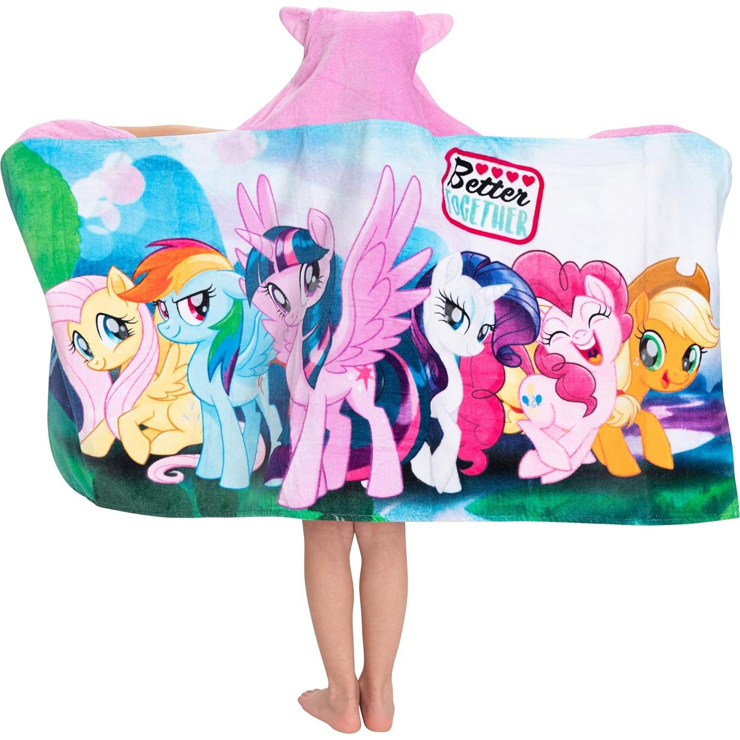 Toalla con Capucha My Little Pony 100% Algodón 61x127 cm