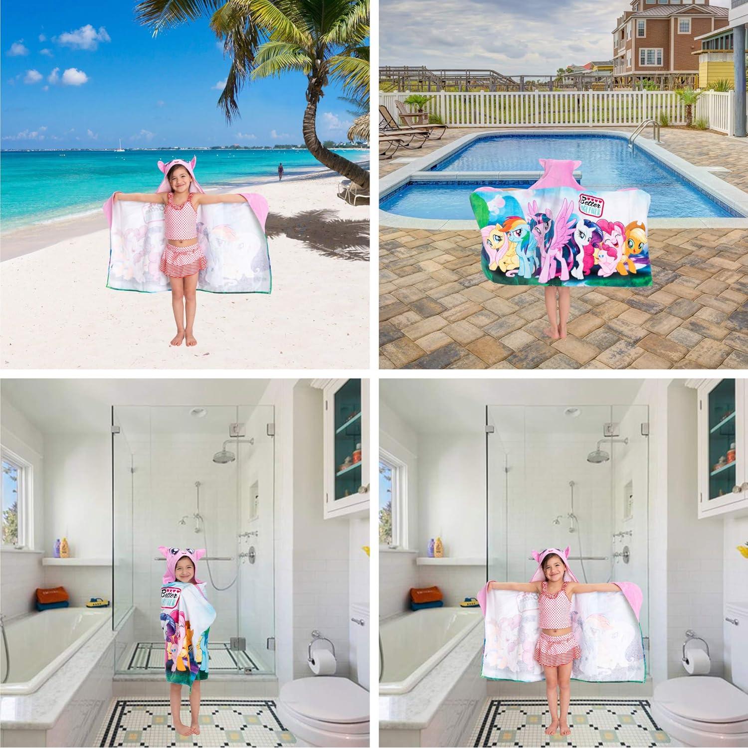 Toalla con Capucha My Little Pony 100% Algodón 61x127 cm