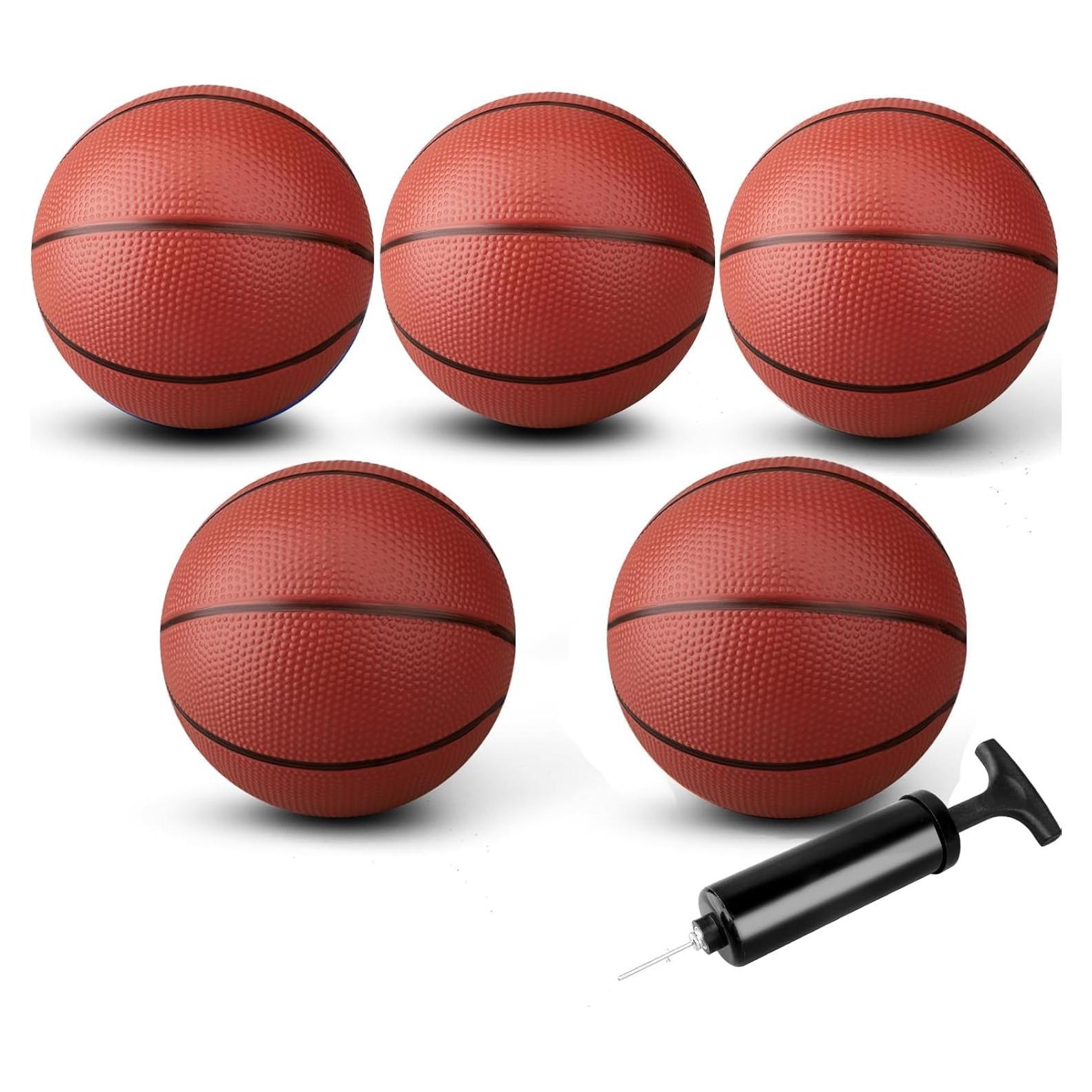 Balones de Baloncesto Mini Amarlozn 9" Paquete de 5 Unidades