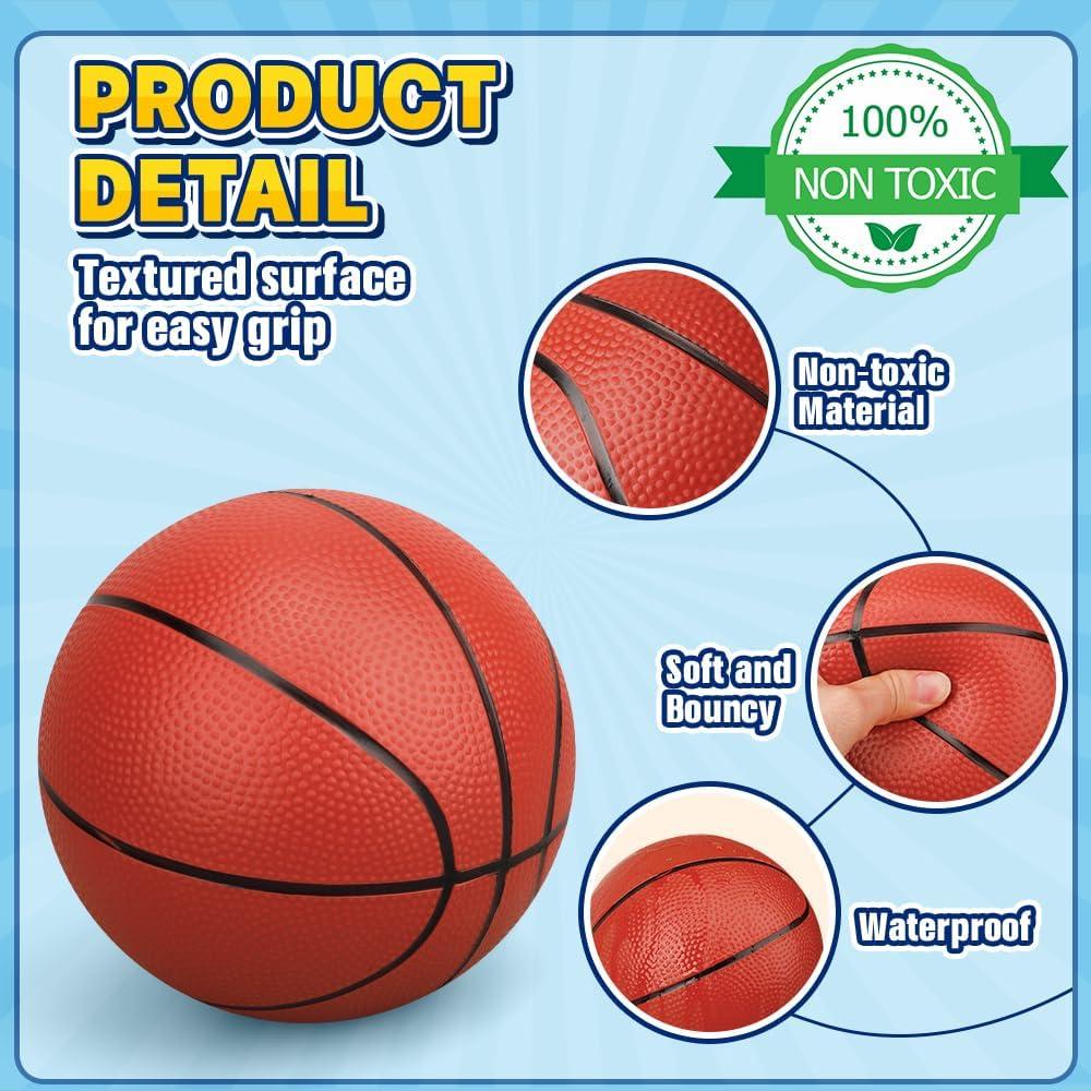 Balones de Baloncesto Mini Amarlozn 9" Paquete de 5 Unidades