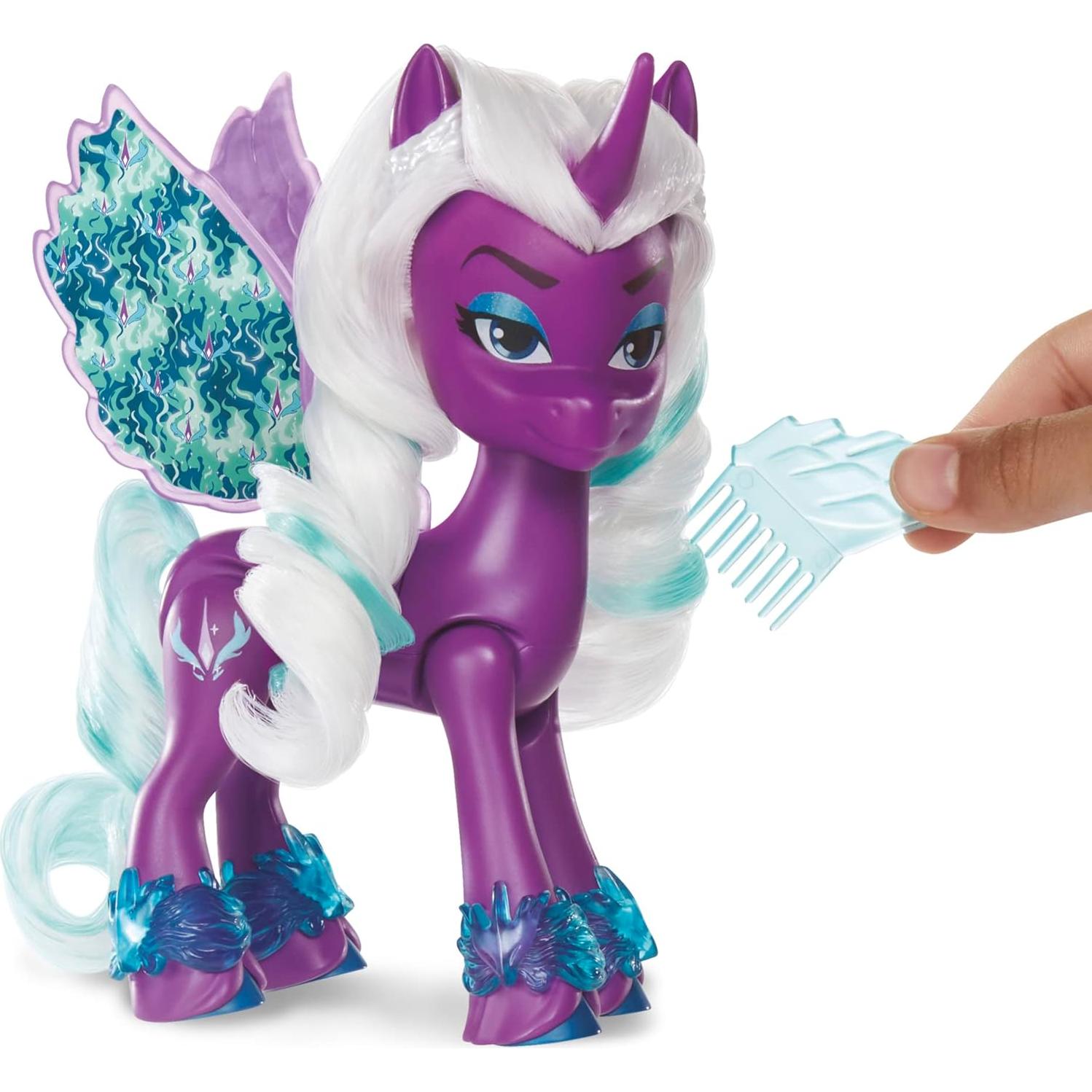 My Little Pony Dolls Opaline Arcana Wing Surprise, 5-Inch Toy Alicorn with Accessories, Toys for 5 Year Old Girls and Boys