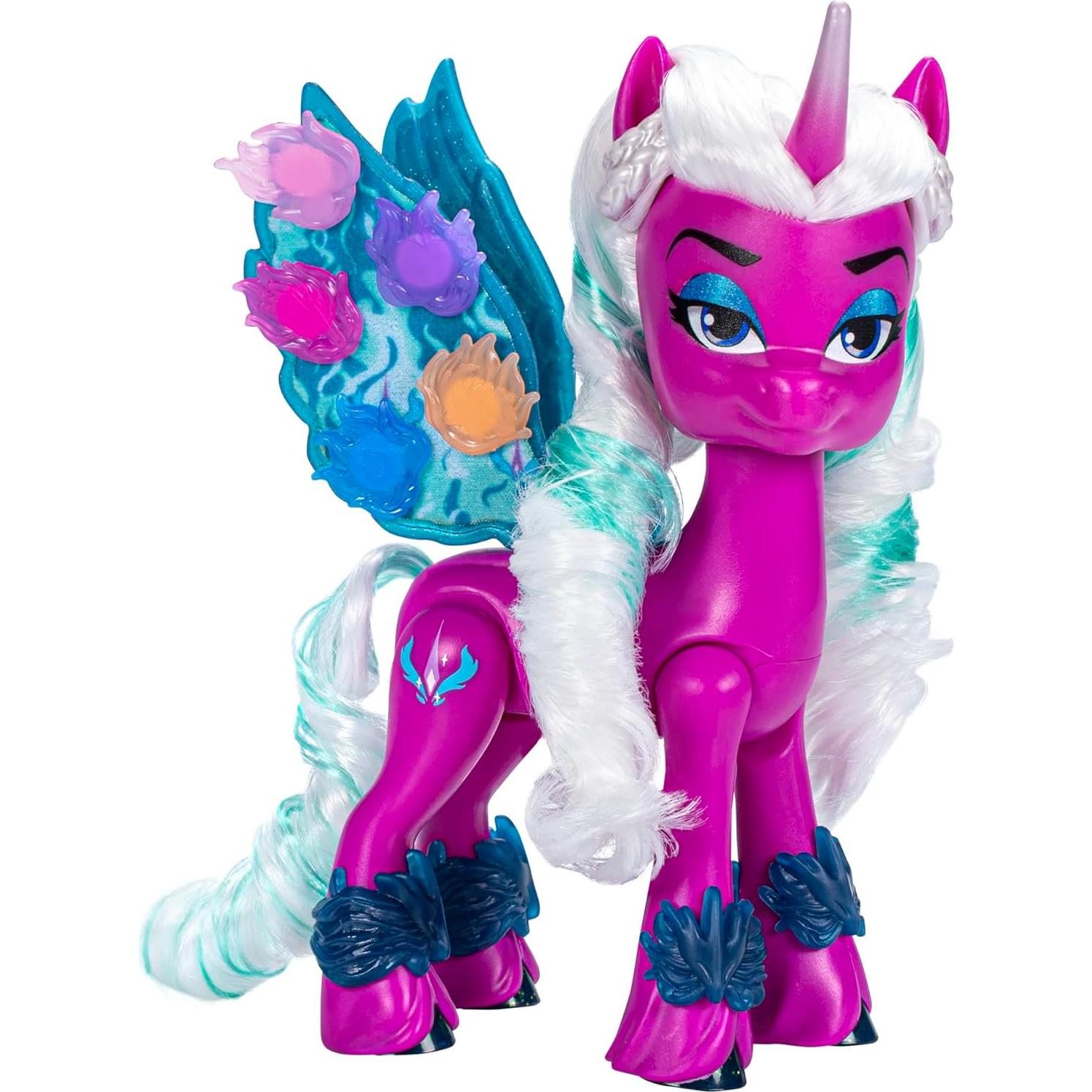My Little Pony Dolls Opaline Arcana Wing Surprise, 5-Inch Toy Alicorn with Accessories, Toys for 5 Year Old Girls and Boys