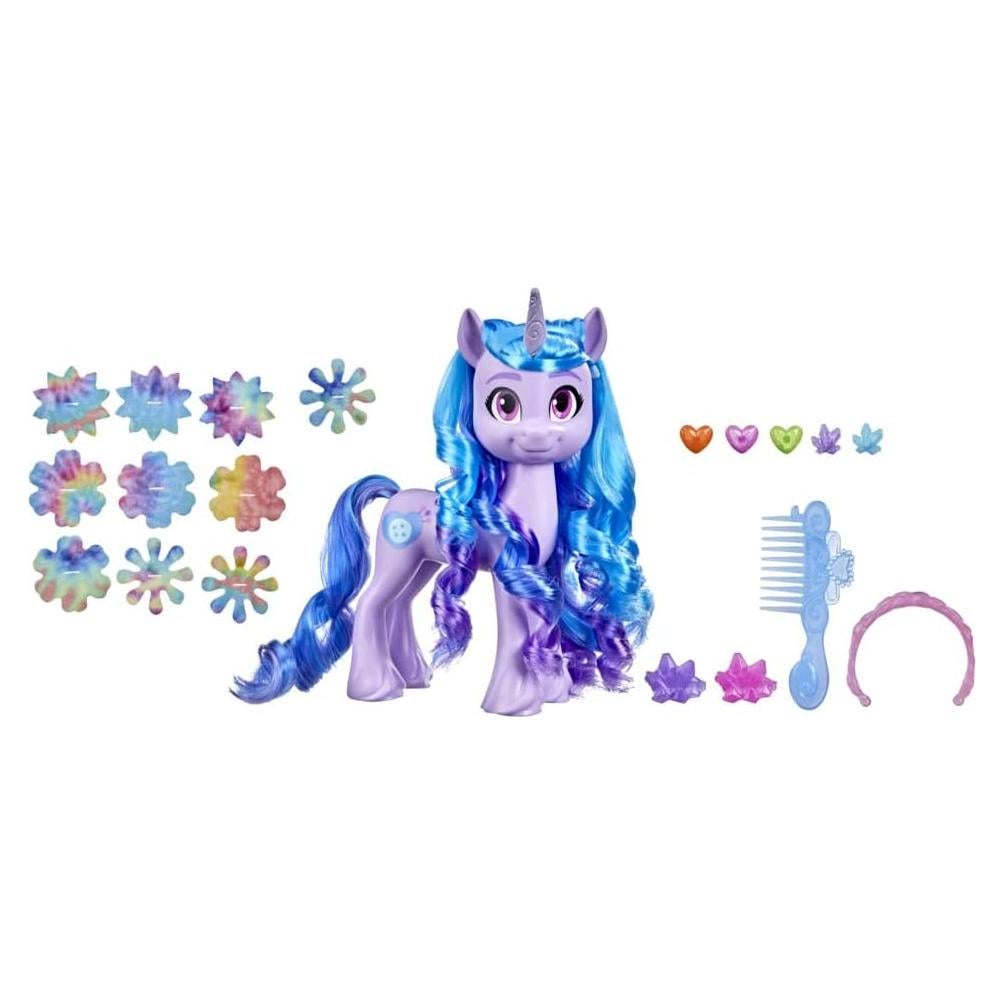 Unicornio Izzy Moonbow Hasbro 15 cm con accesorios