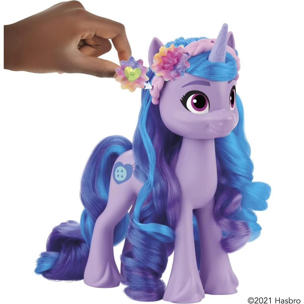 Unicornio Izzy Moonbow Hasbro 15 cm con accesorios