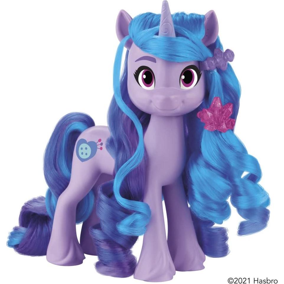 Unicornio Izzy Moonbow Hasbro 15 cm con accesorios