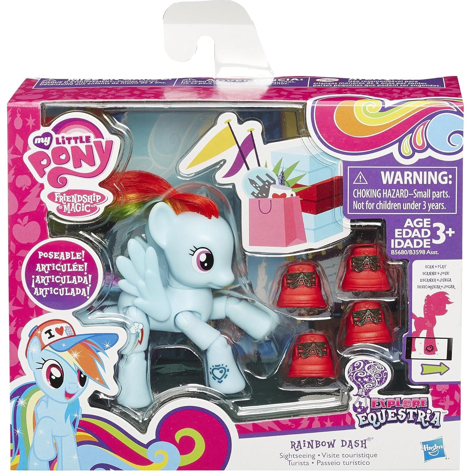 My Little Pony Friendship is Magic Rainbow Dash Sightseeing Figure