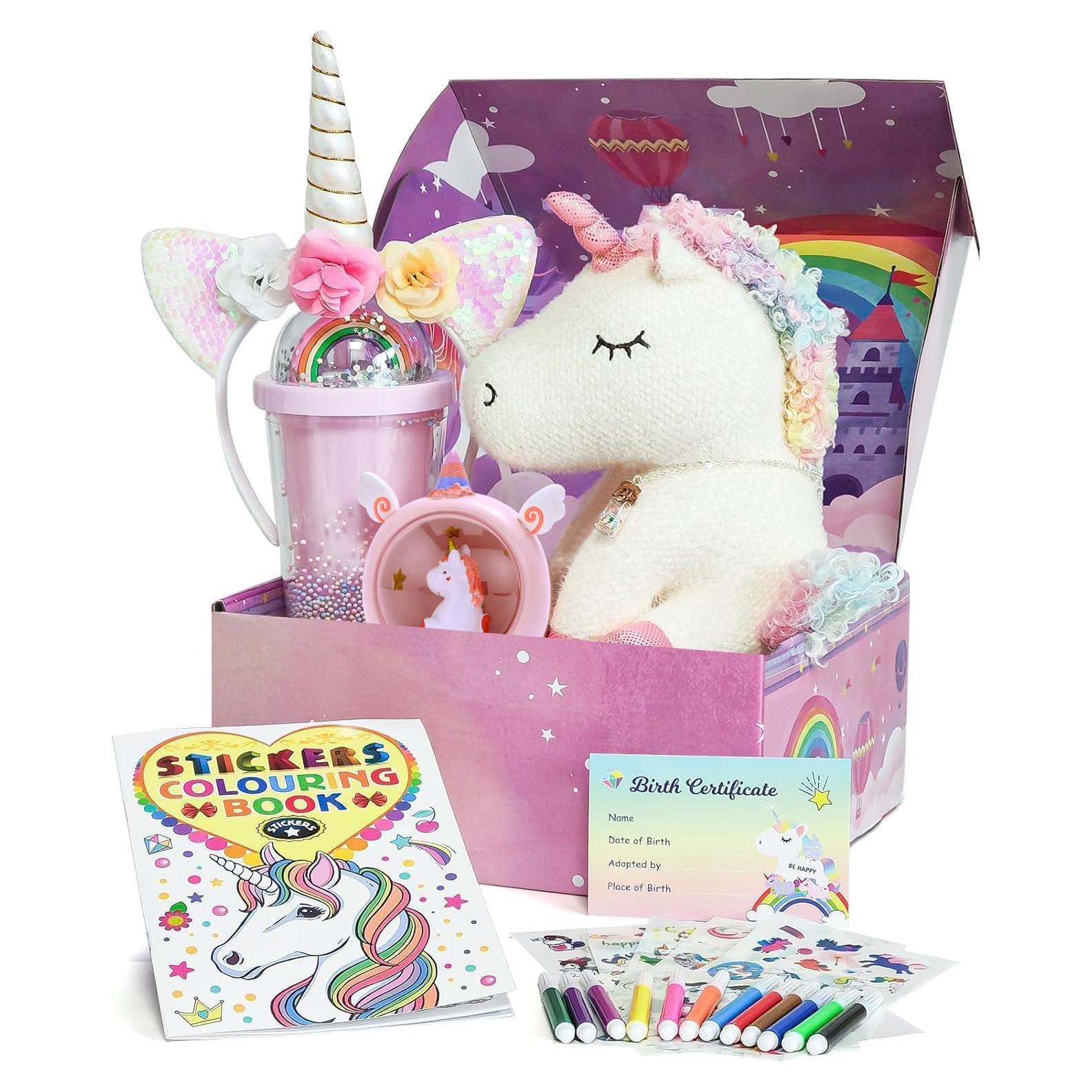 Regalo Unicornio Toylink 7075H con Peluche y Luz Nocturna