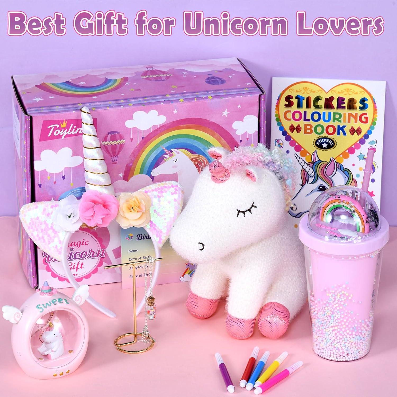 Regalo Unicornio Toylink 7075H con Peluche y Luz Nocturna