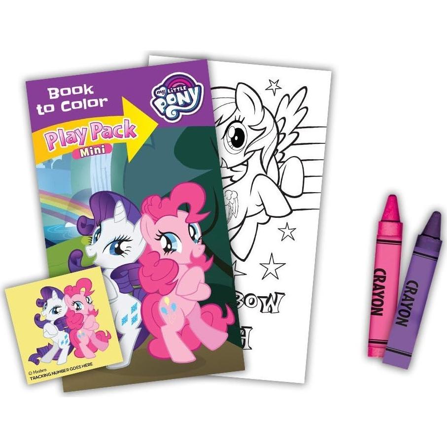 Paquete de Premios My Little Pony 10 Mini Juegos y Tatuajes