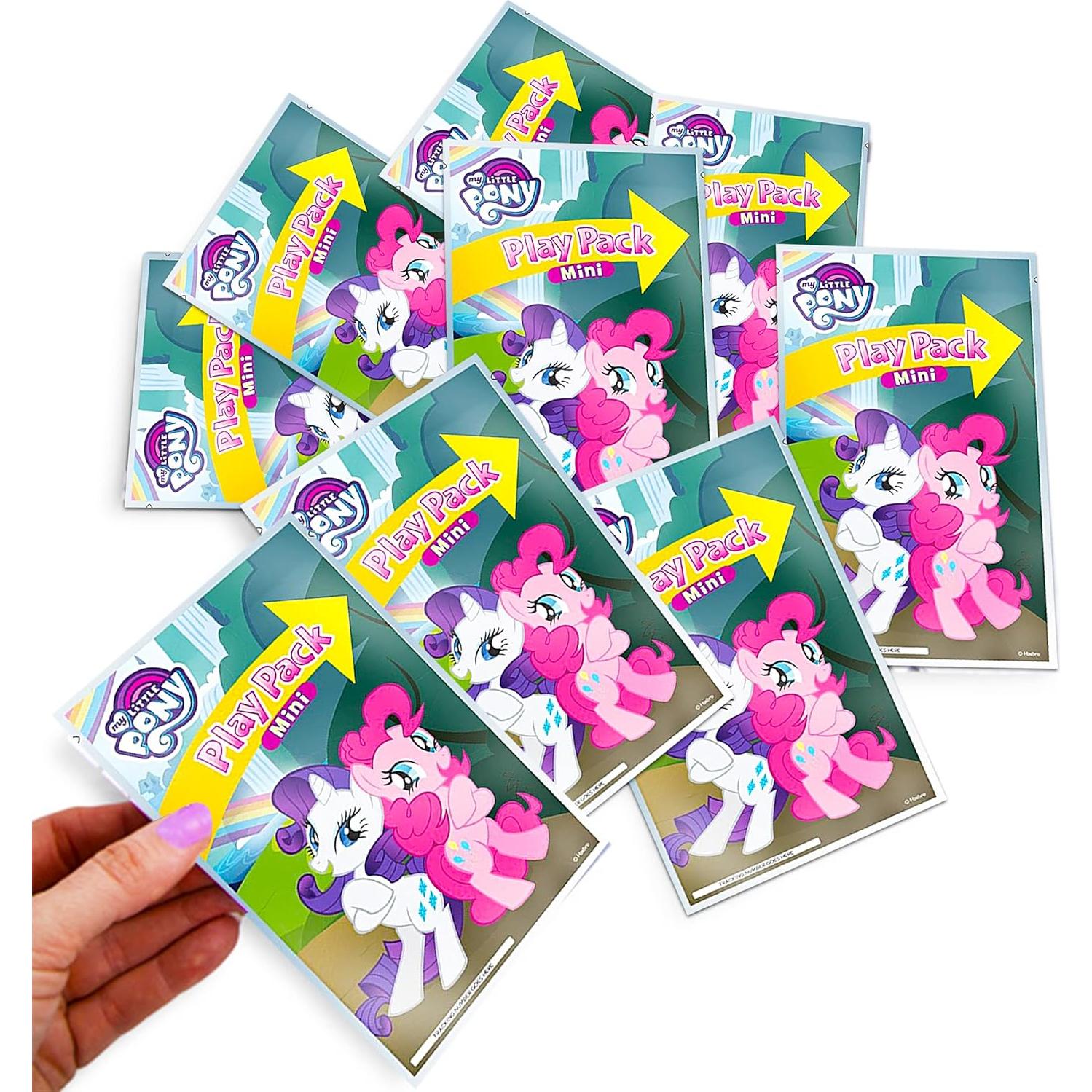 Paquete de Premios My Little Pony 10 Mini Juegos y Tatuajes