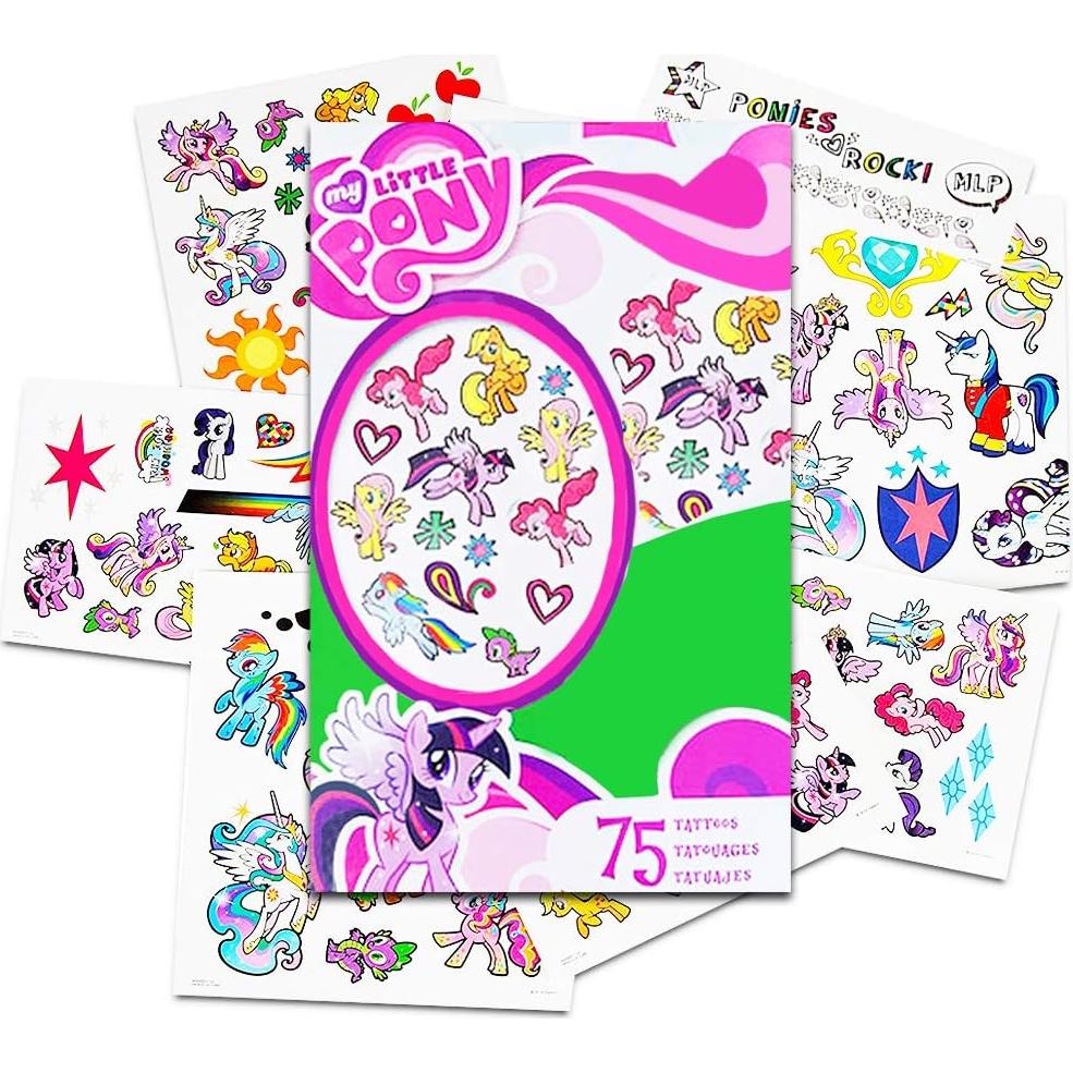 Paquete de Premios My Little Pony 10 Mini Juegos y Tatuajes