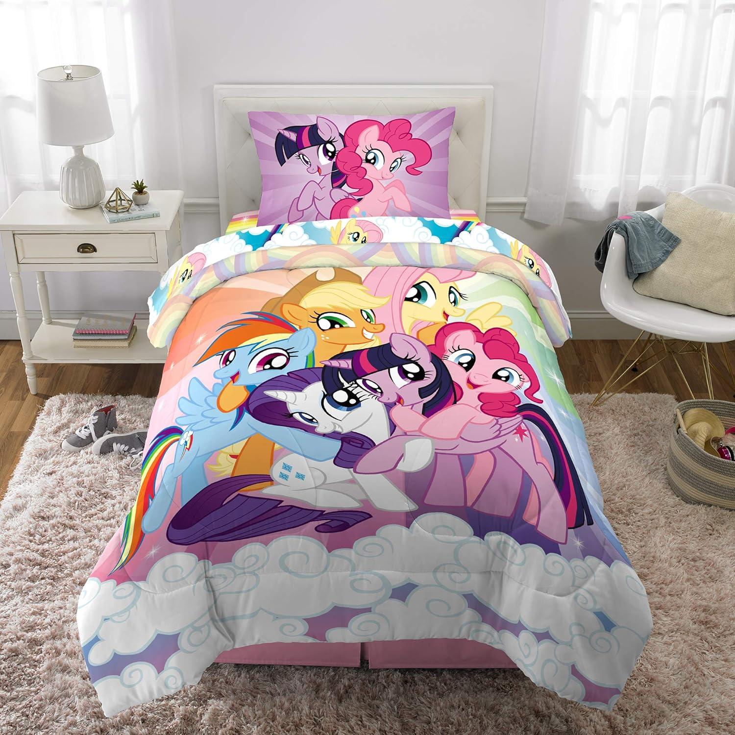 Conjunto Ropa de Cama Franco My Little Pony 4 Piezas