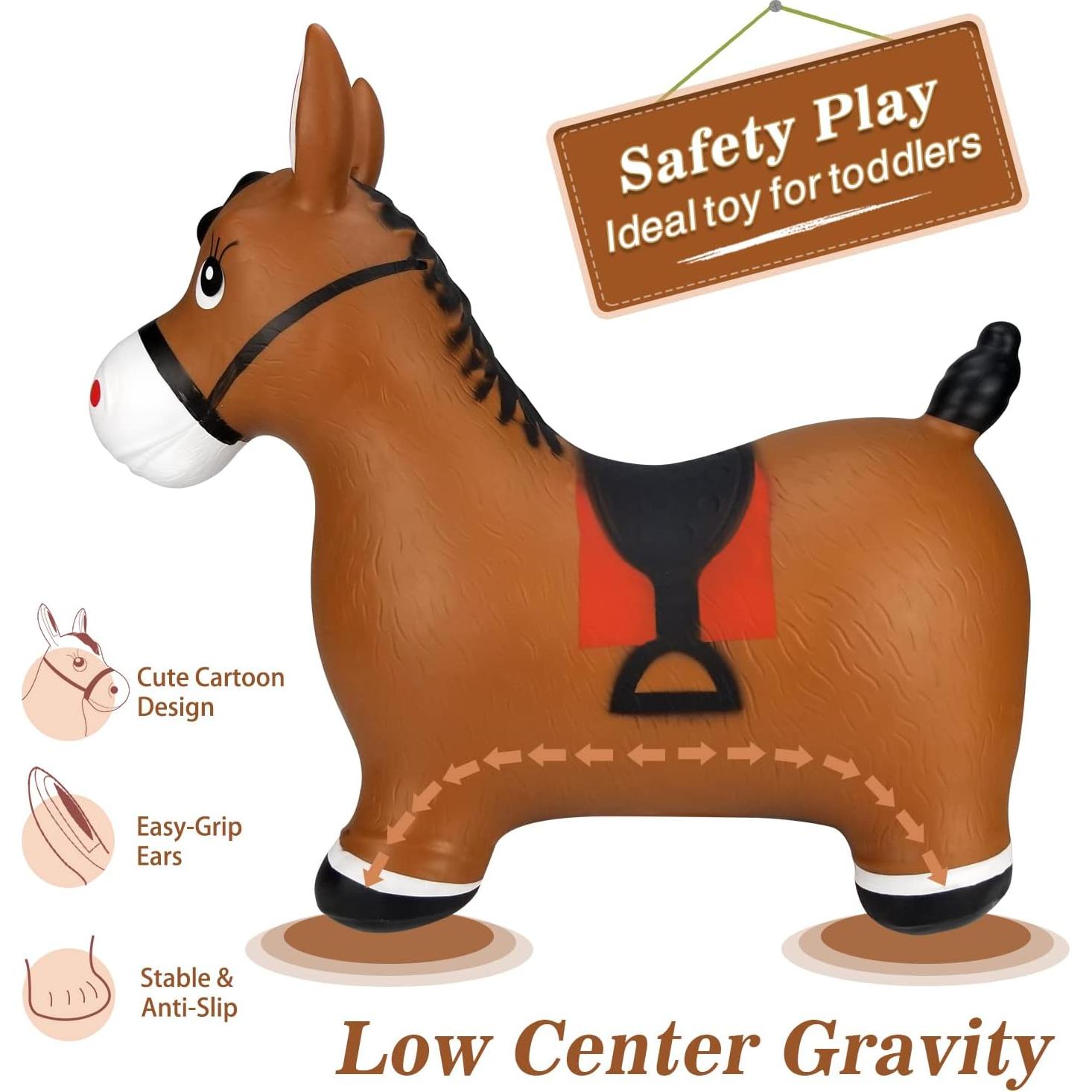 Caballo Saltarín INPANY Inflable para Niños 1.63 kg